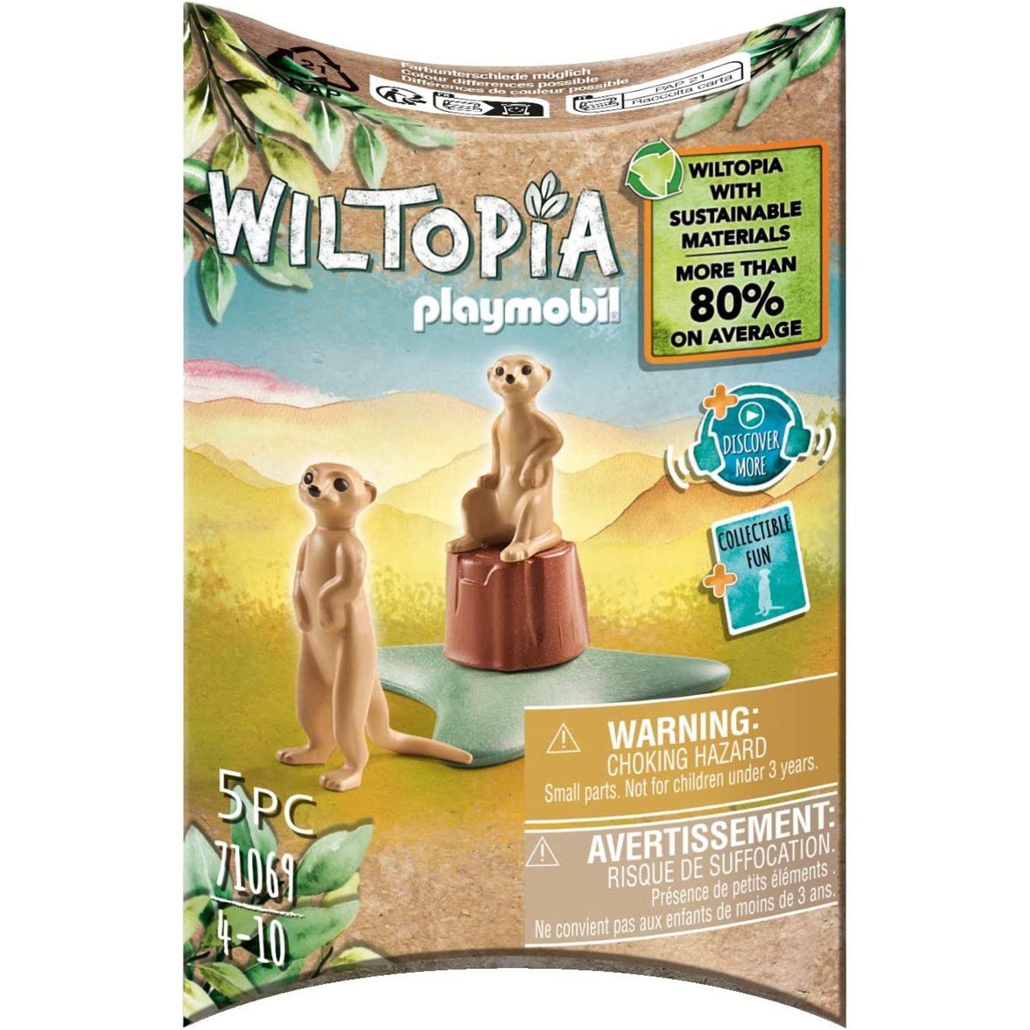 Playmobil® 71069 Wiltopia Erdmännchen Konstruktions-Spielset günstig online kaufen