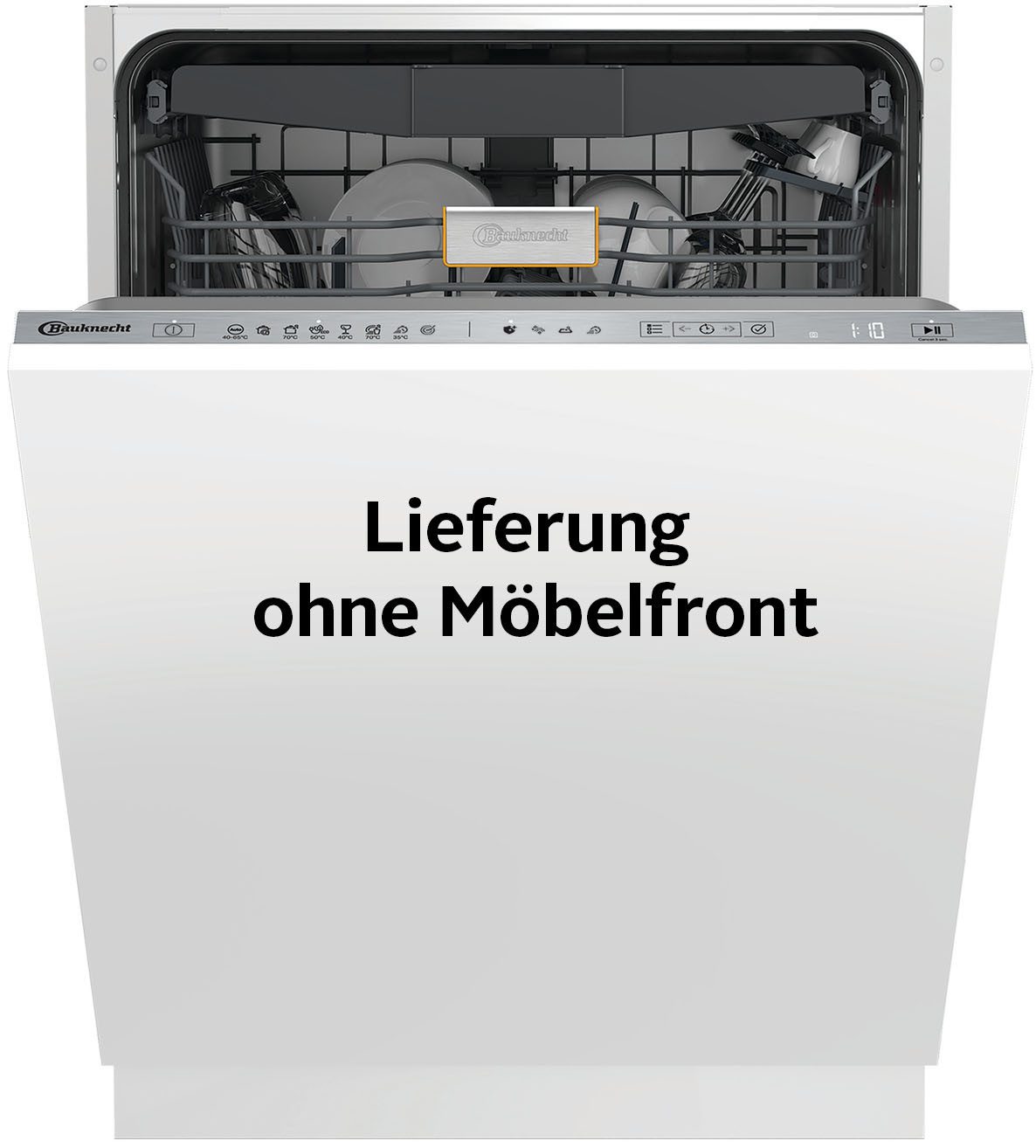 BAUKNECHT vollintegrierbarer Geschirrspüler BKKR IAXL2, 8,9 l, 14 Maßgedecke, Doormatic – für bessere Trocknungsergebnisse