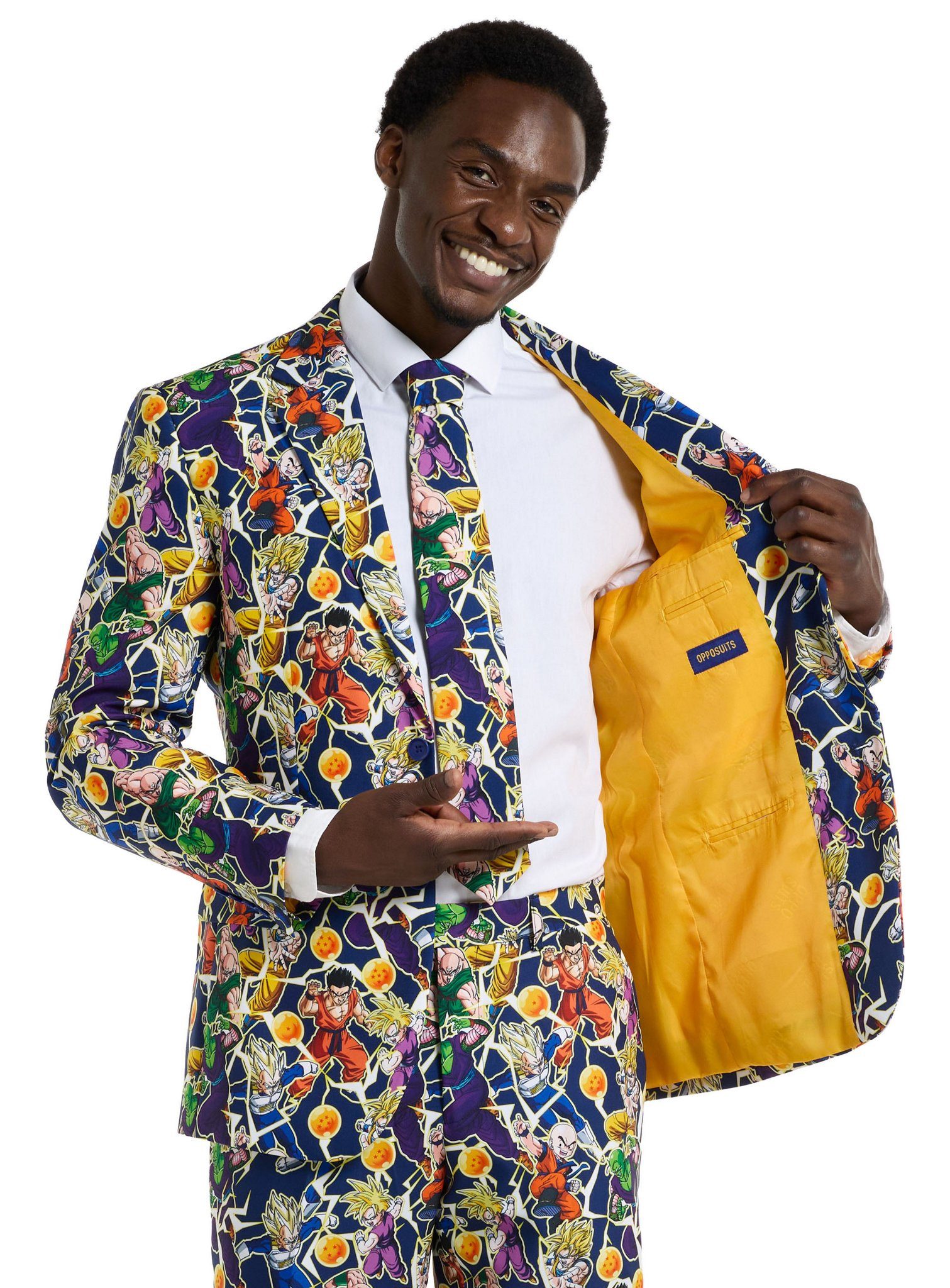 Opposuits Partyanzug Dragon Ball Z Anzug, Der epische Kampf zwischen ... elegant und knallbunt!
