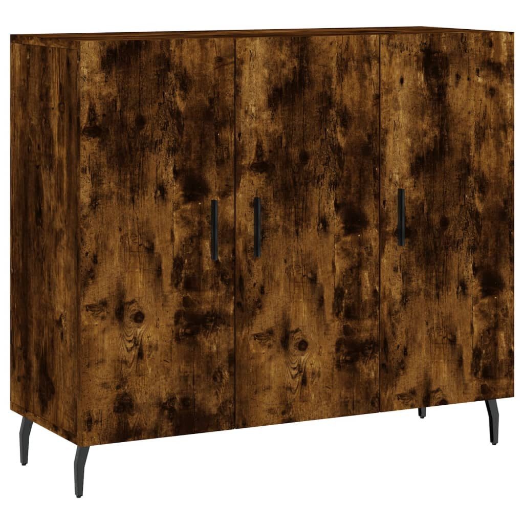 vidaXL Sideboard Sideboard Räuchereiche 90x34x80 cm günstig online kaufen
