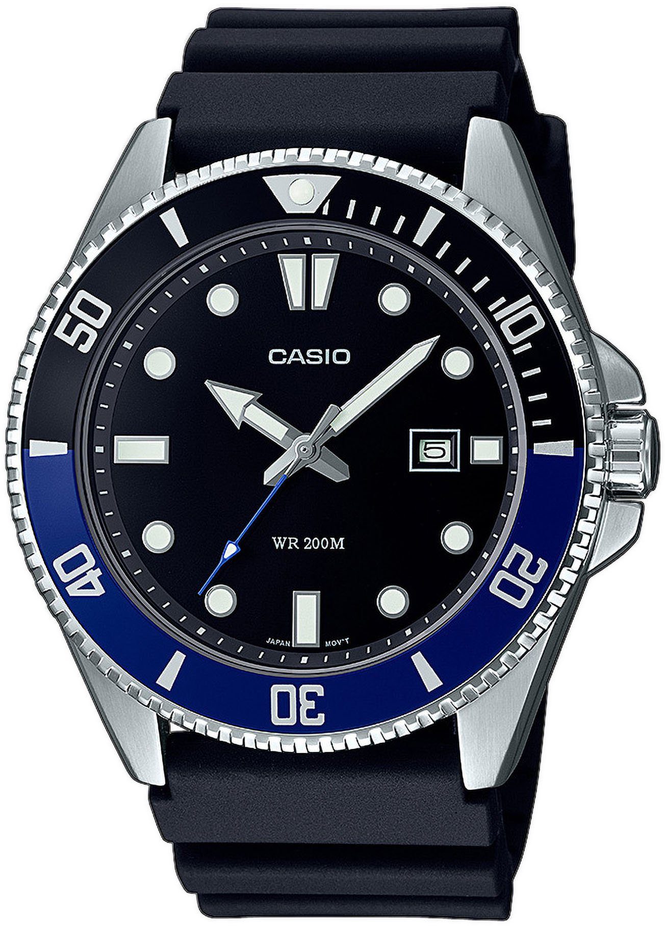 Casio Collection Quarzuhr MDV-107-1A2VEF, Armbanduhr, Herrenuhr,bis 20 bar wasserdicht