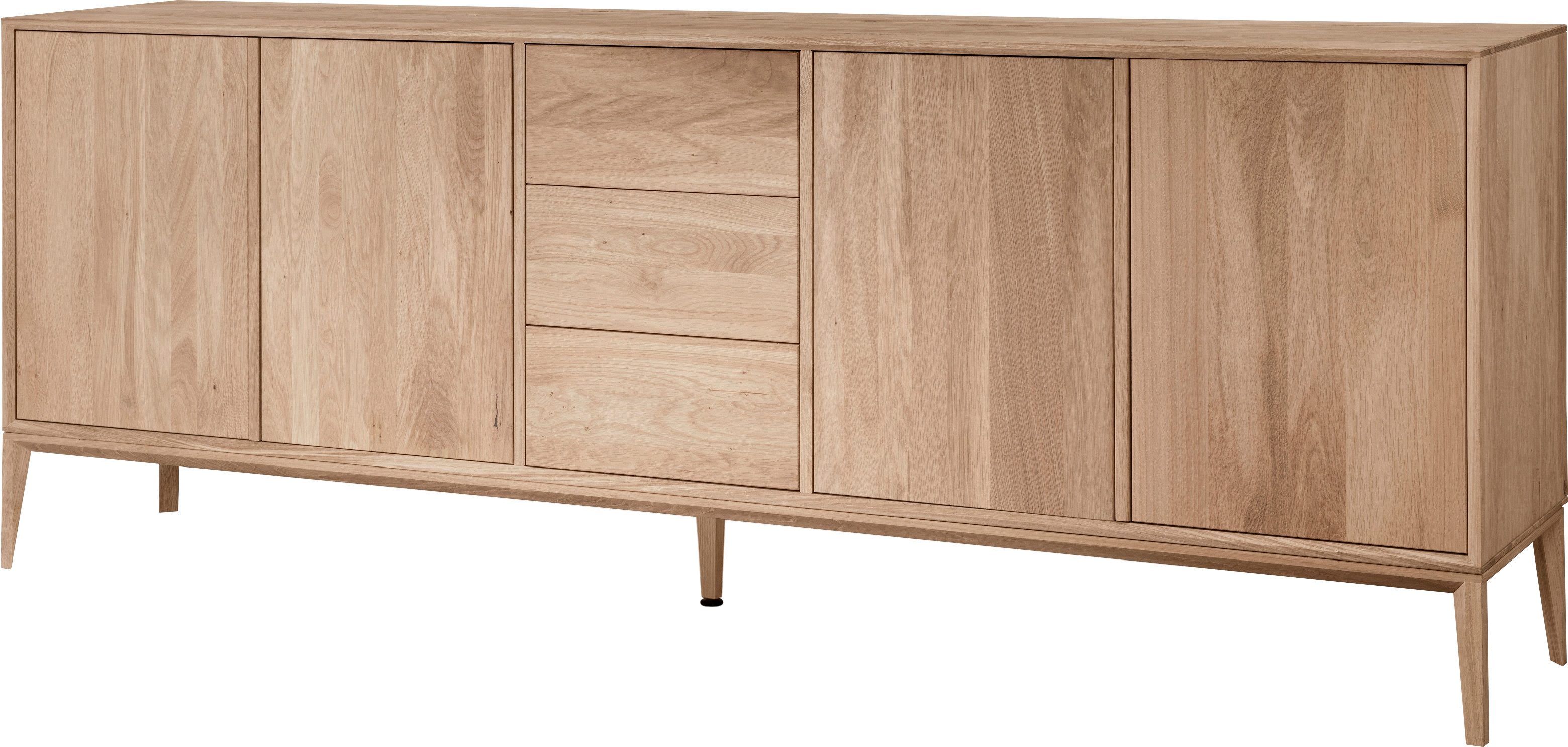 Home affaire Sideboard Koda, Anrichte mit 2 Schränken & 3 Schubladen, Push- günstig online kaufen