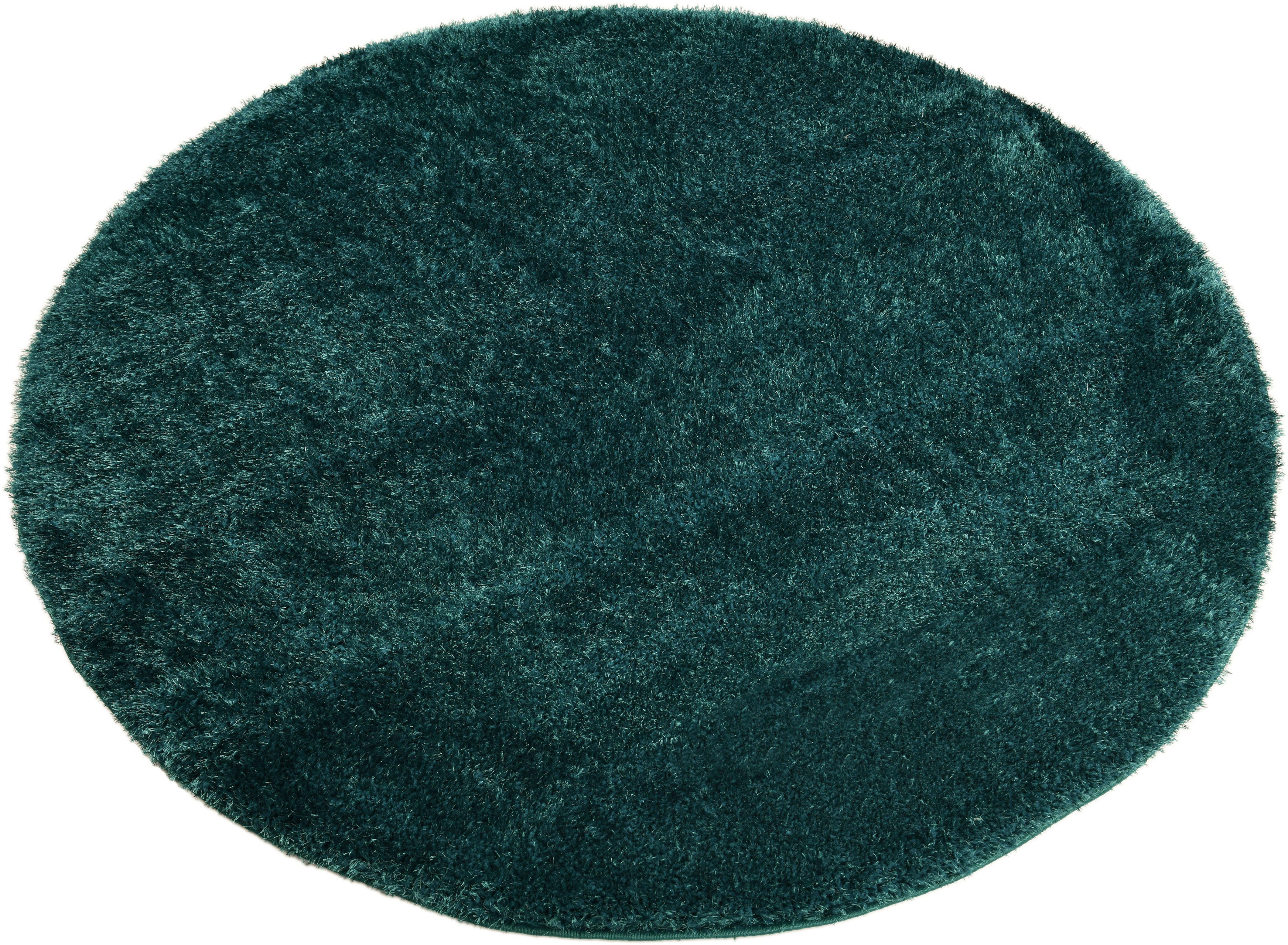 my home Hochflor-Teppich Malin, rund, Höhe: günstig online kaufen