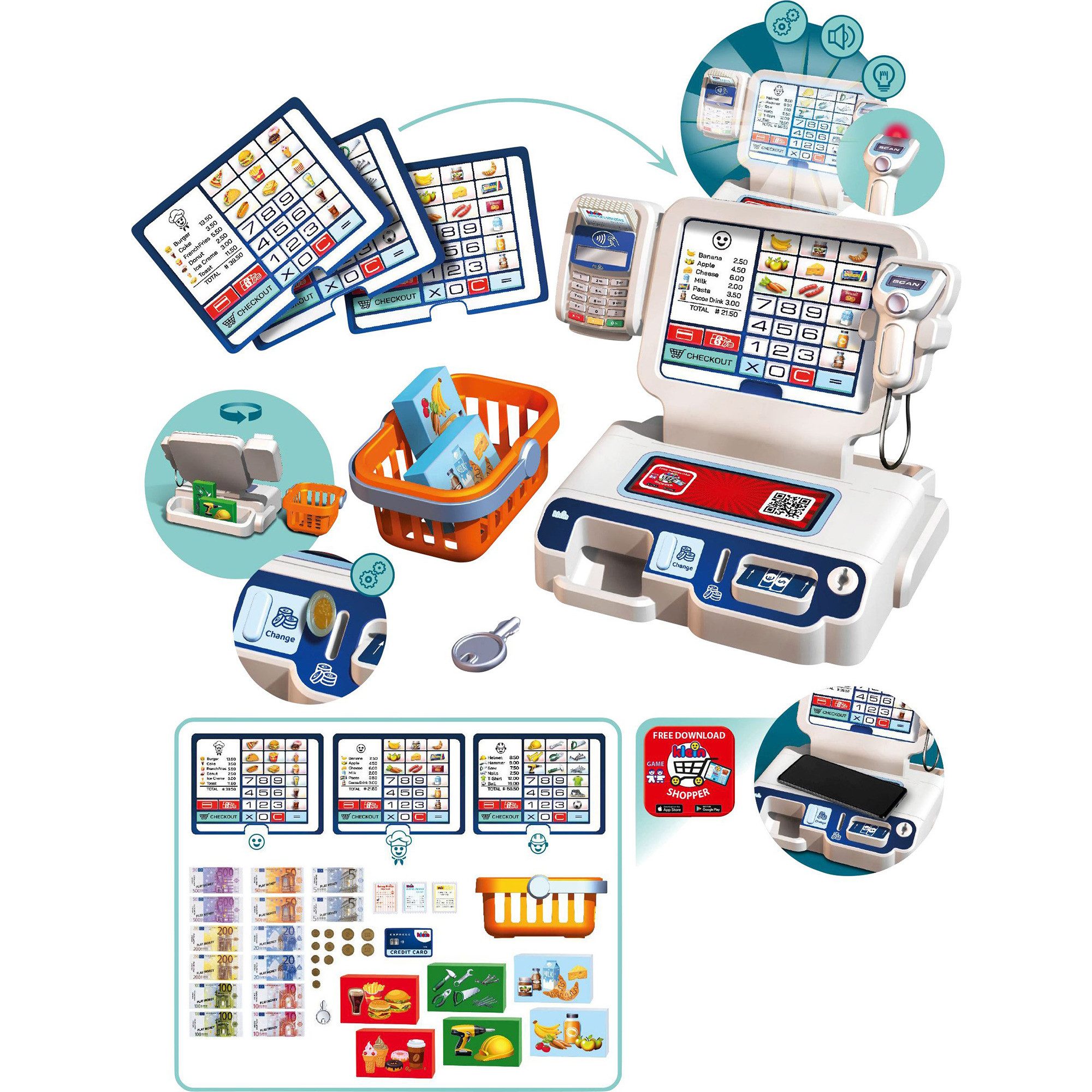 Theo Klein Kaufladen Theo Klein My Market Selbstbedienungskassenstation