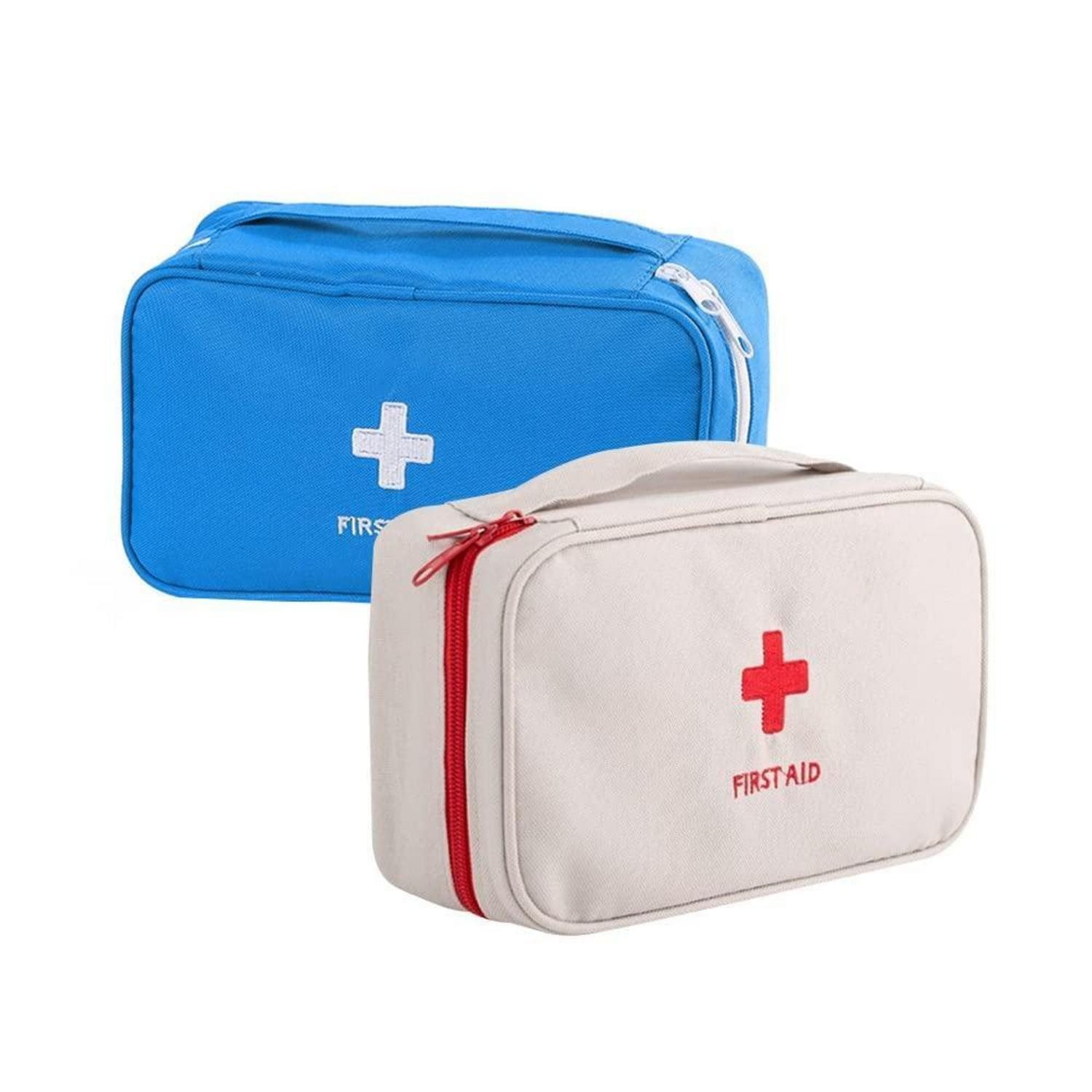 LuxusKollektion Erste-Hilfe-Set Erste Hilfe Set 2tlg Blau/Weiss Wasserdicht