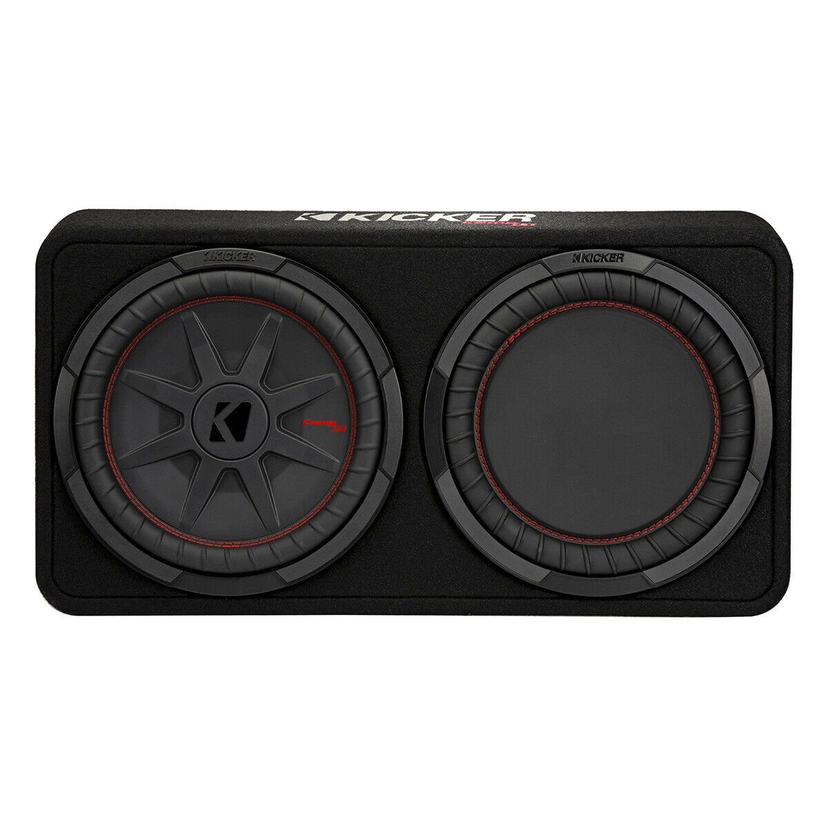 Kicker Subbox TCWRT122-48 kompakter Gehäusesubwoofer mit 1000 Watt Auto-Subwoofer