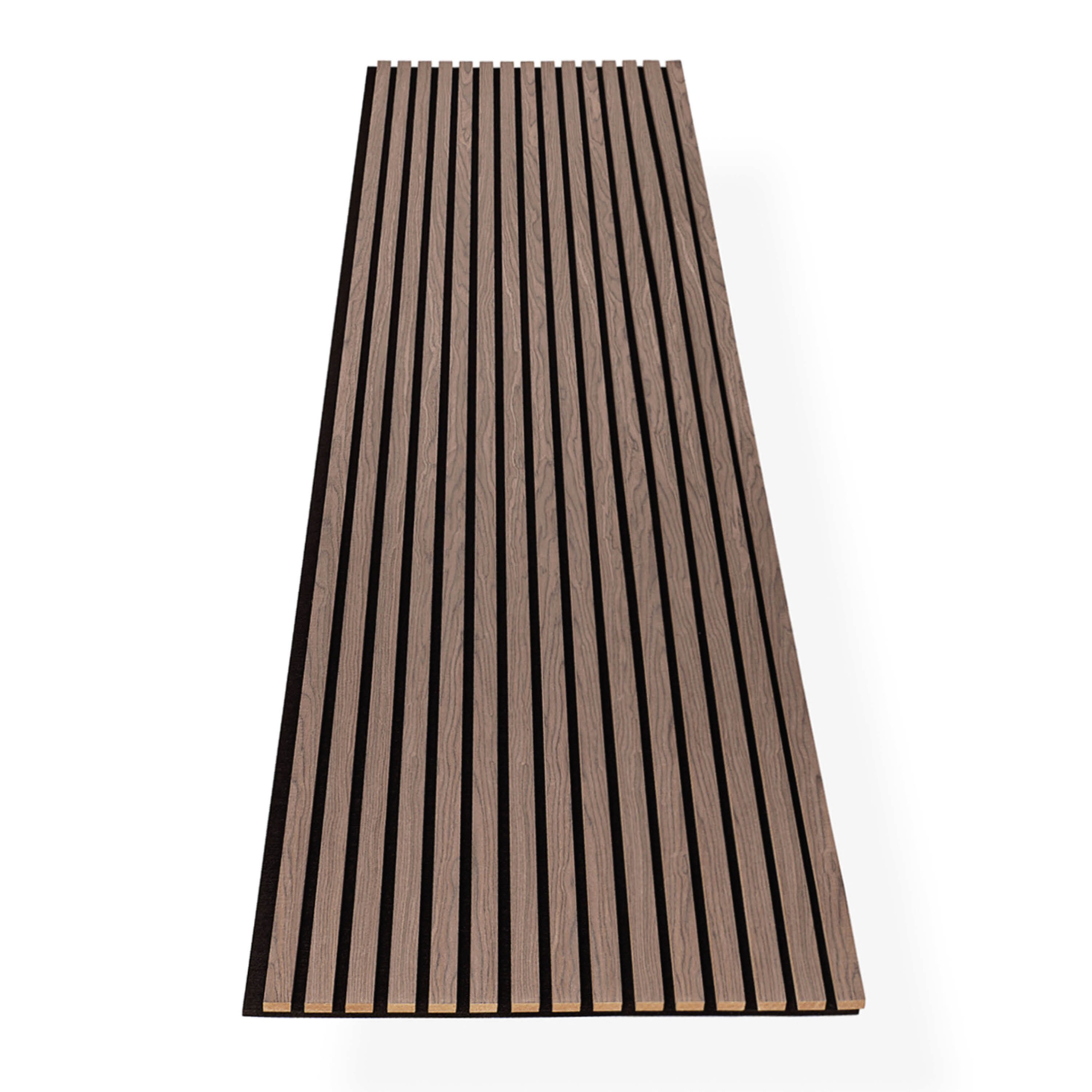 HAGEFOL Wandpaneel Akustikpaneele Holz, 3D Lamellenwand, verschiedene Größen, BxL: 60,00x240,00 cm, 1,44 qm, 3D Optik, Akustische Dämmung