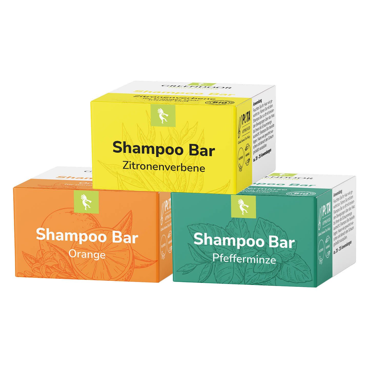GREENDOOR Pflege-Geschenkset Shampoo Bar Set VITAL