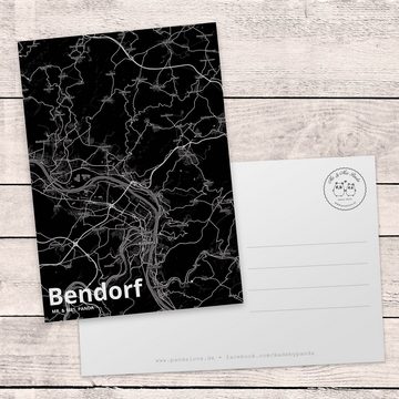 Mr. & Mrs. Panda Postkarte Bendorf - Geschenk, Stadt, Geburtstagskarte, Einladungskarte, Ort, Ka