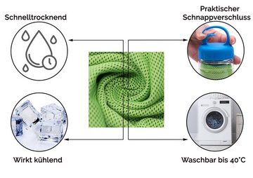 ZOLLNER Handtücher, Mikrofaser (1-St), 30 x 90 cm, 100% Polyester, kühlend, mit Aufbewahrungsdose