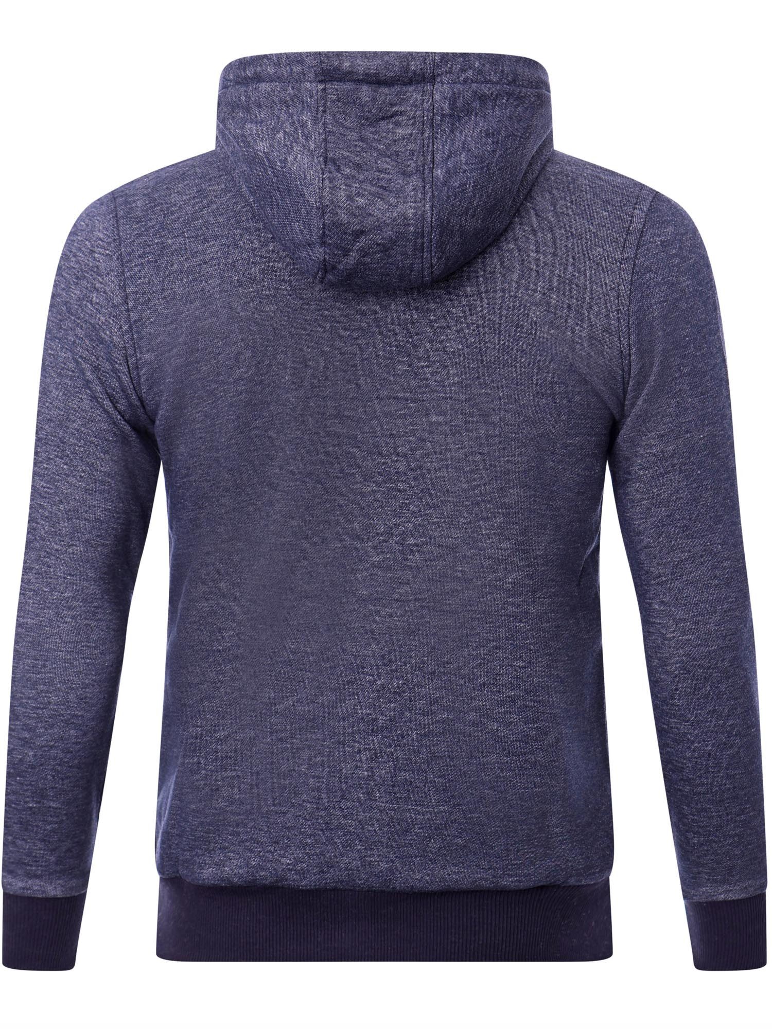 Reslad Sweatjacke Reslad Sweatjacke Herren Zipper Kapuze RS-1270 (1-tlg) Winter-Pullover Kapuzenpullover Sweater Hoodie Pulli Sweatshirt