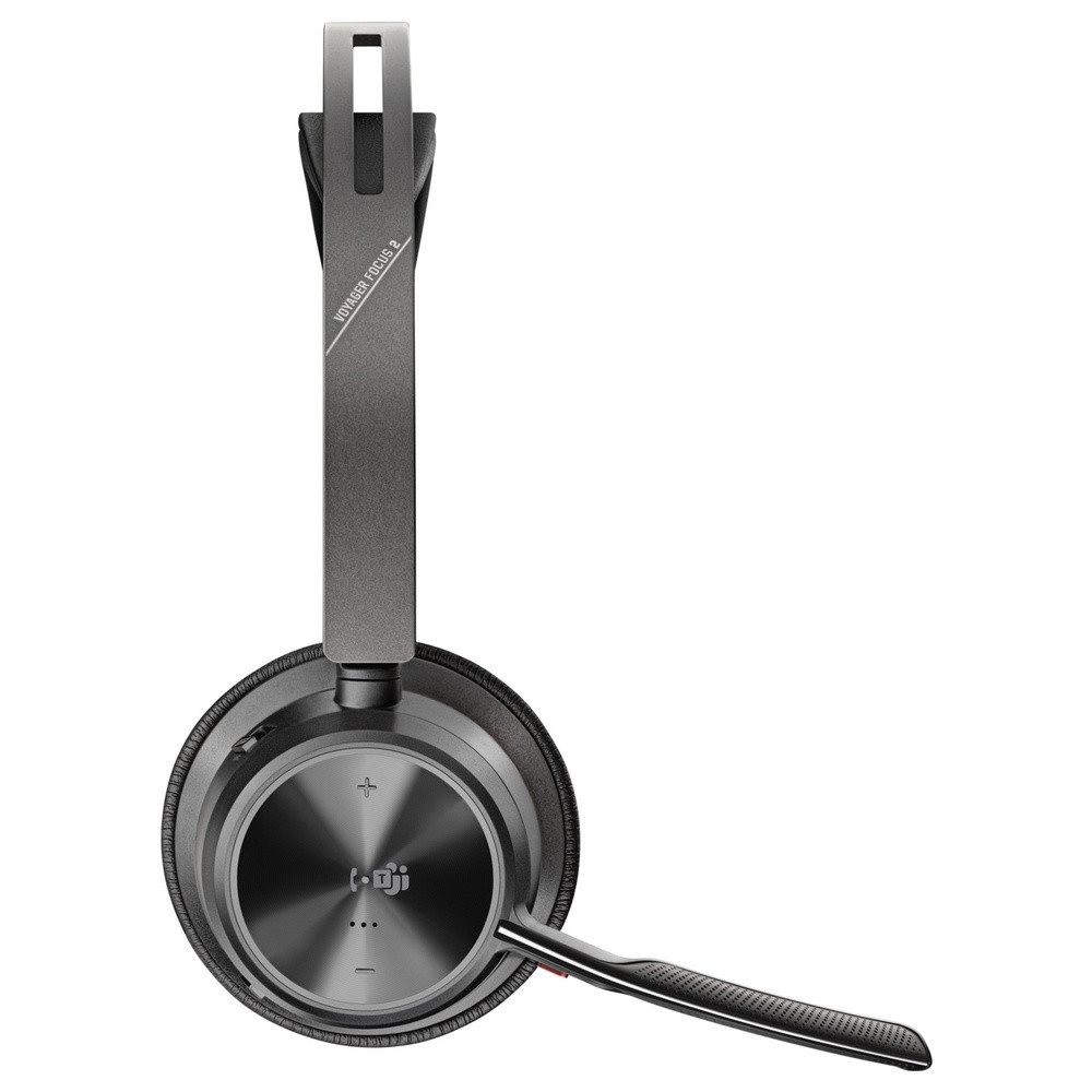 HP Poly Voyager Focus 2 On Ear Headset Bluetooth® Stereo Schwarz Nois Kopfhörer