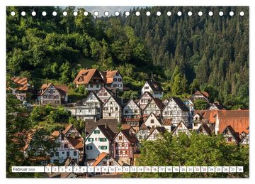 CALVENDO Wandkalender Schwarzwald (Tischkalender 2025 DIN A5 quer), CALVENDO Monatskalender