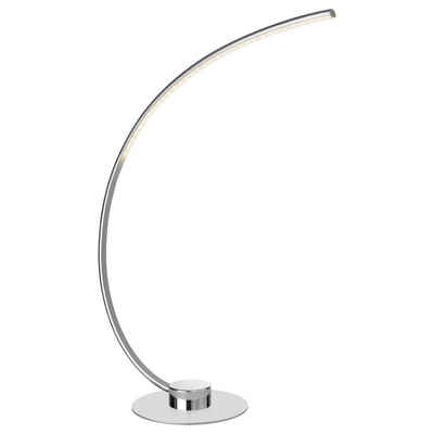 SOMPEX LED Tischleuchte LED Tischleuchte Curve in Aluminium 3,6W 324lm, :, Leuchtmittel enthalten: Ja, fest verbaut, LED, warmweiss, Tischleuchte, Nachttischlampe, Tischlampe