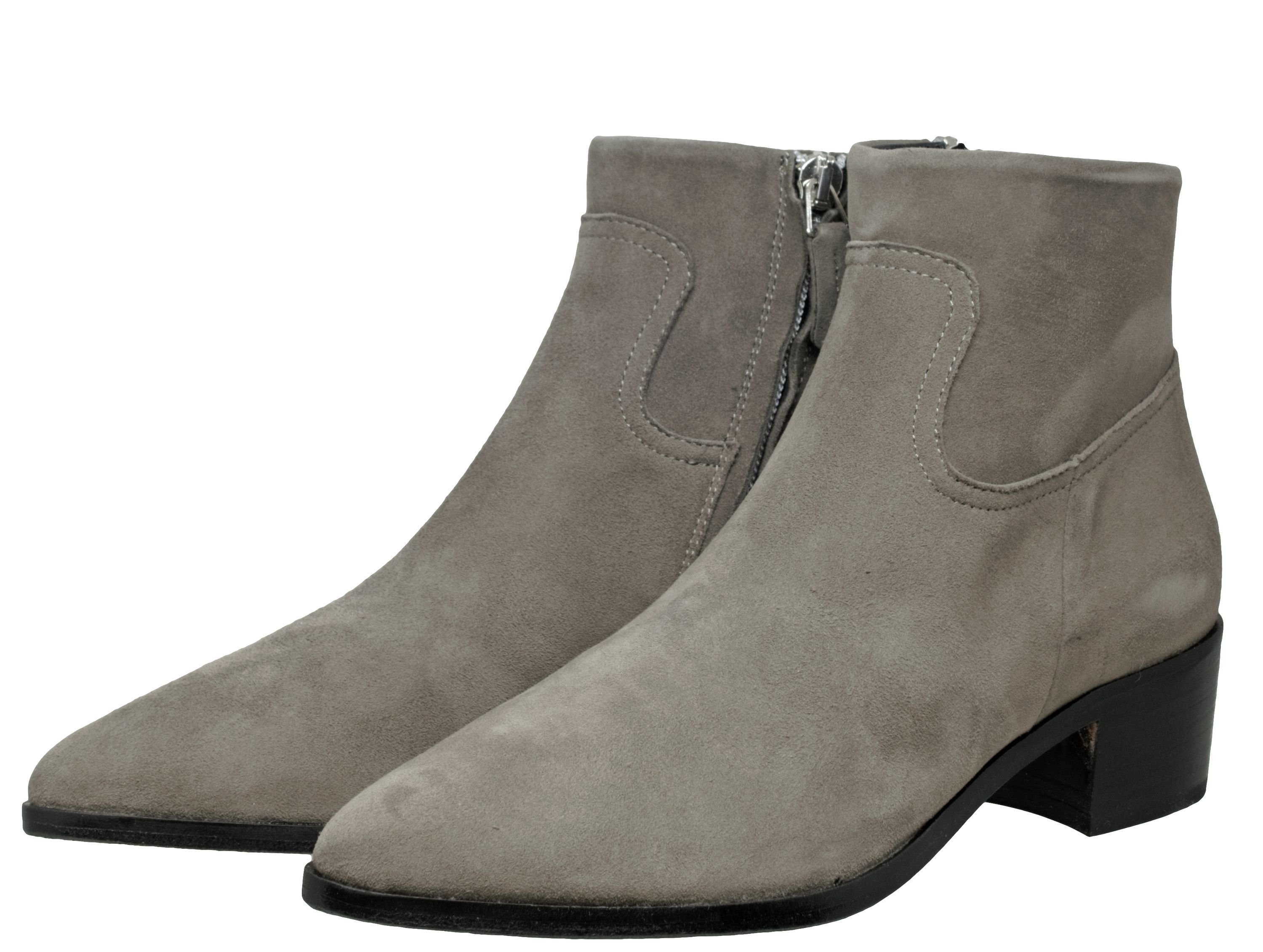 Gallucci Gallucci 30007 Stiefeletten Damen Ankle Boots Leder Grau Beige Stiefel