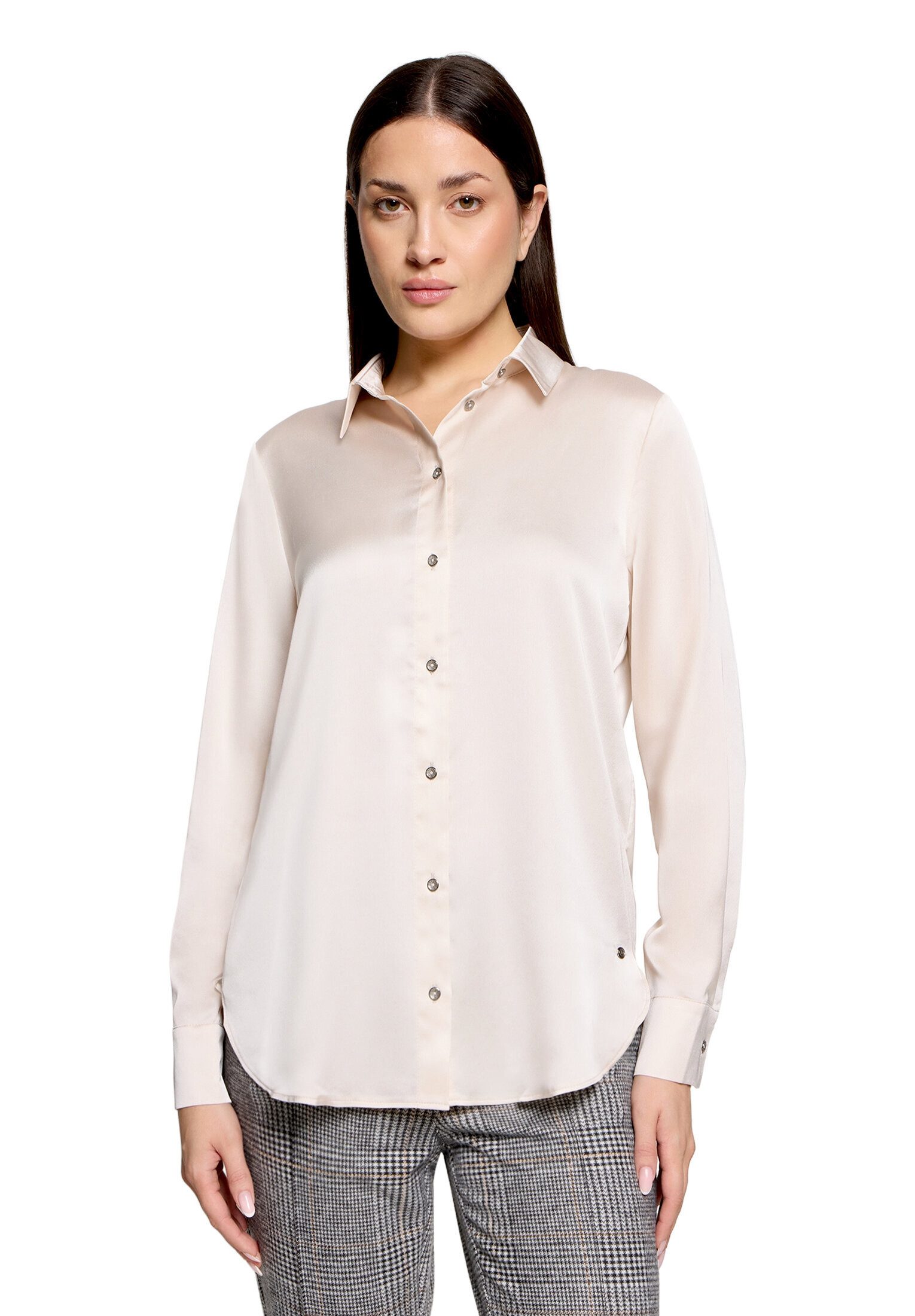 Hemdbluse Damen langarm