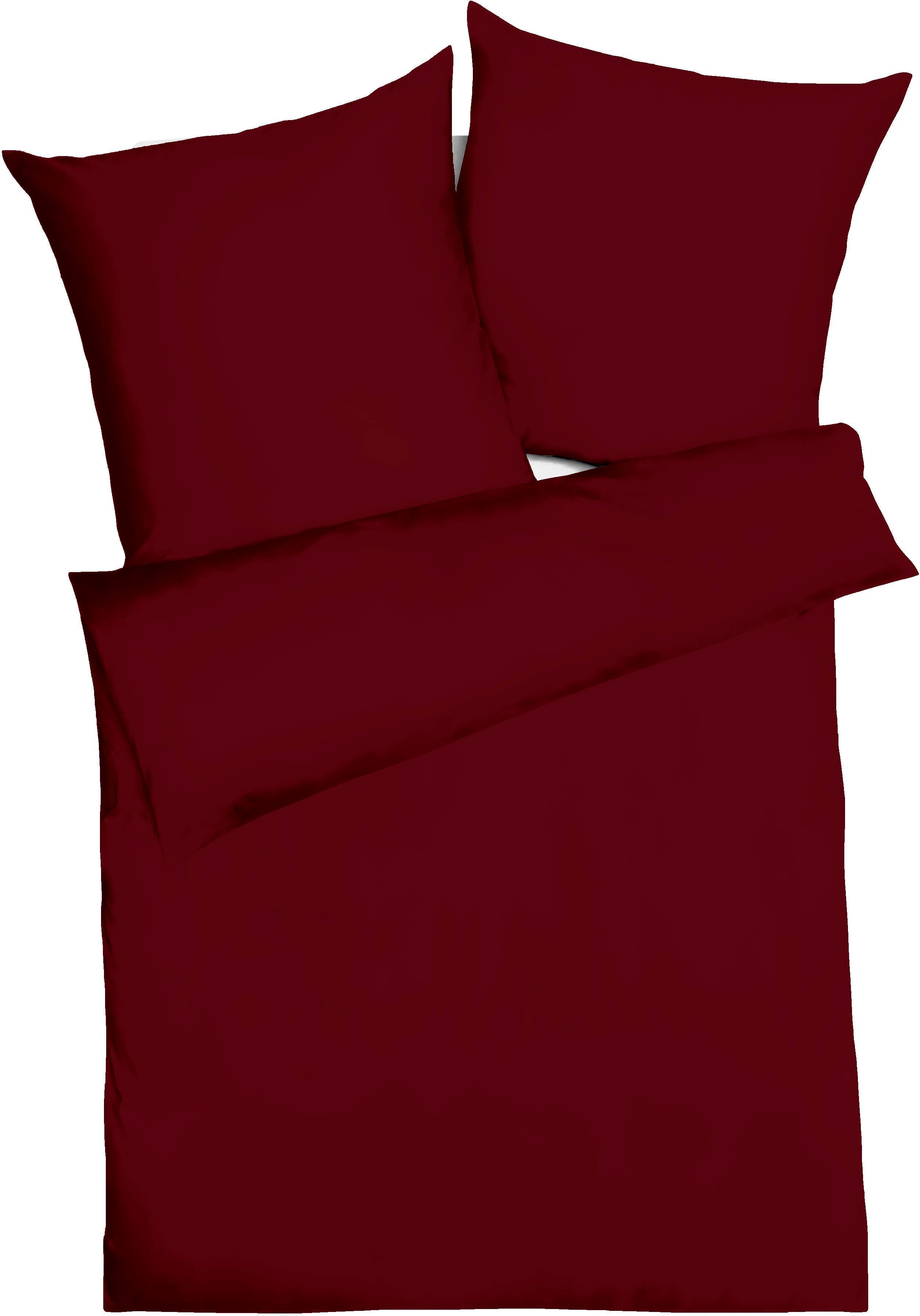 Kaeppel Bettwäsche Uni, Mako-Satin, 2 teilig, Unifarben