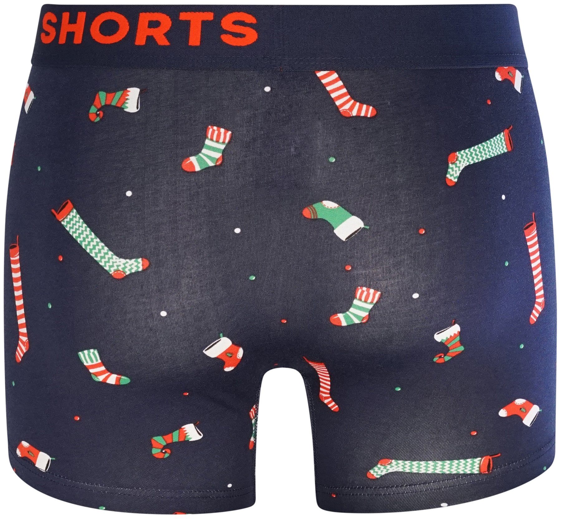 HAPPY 2-Pack Trunk Stockings Christmas SHORTS