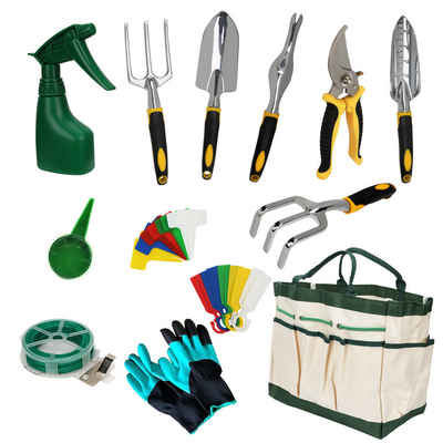 Bettizia Gartenpflege-Set Gartenwerkzeug Set Hand-Gartengerate Werkzeugset Gartenset, 12-Teilig, bei Gartenarbeiten, Umtopfarbeiten