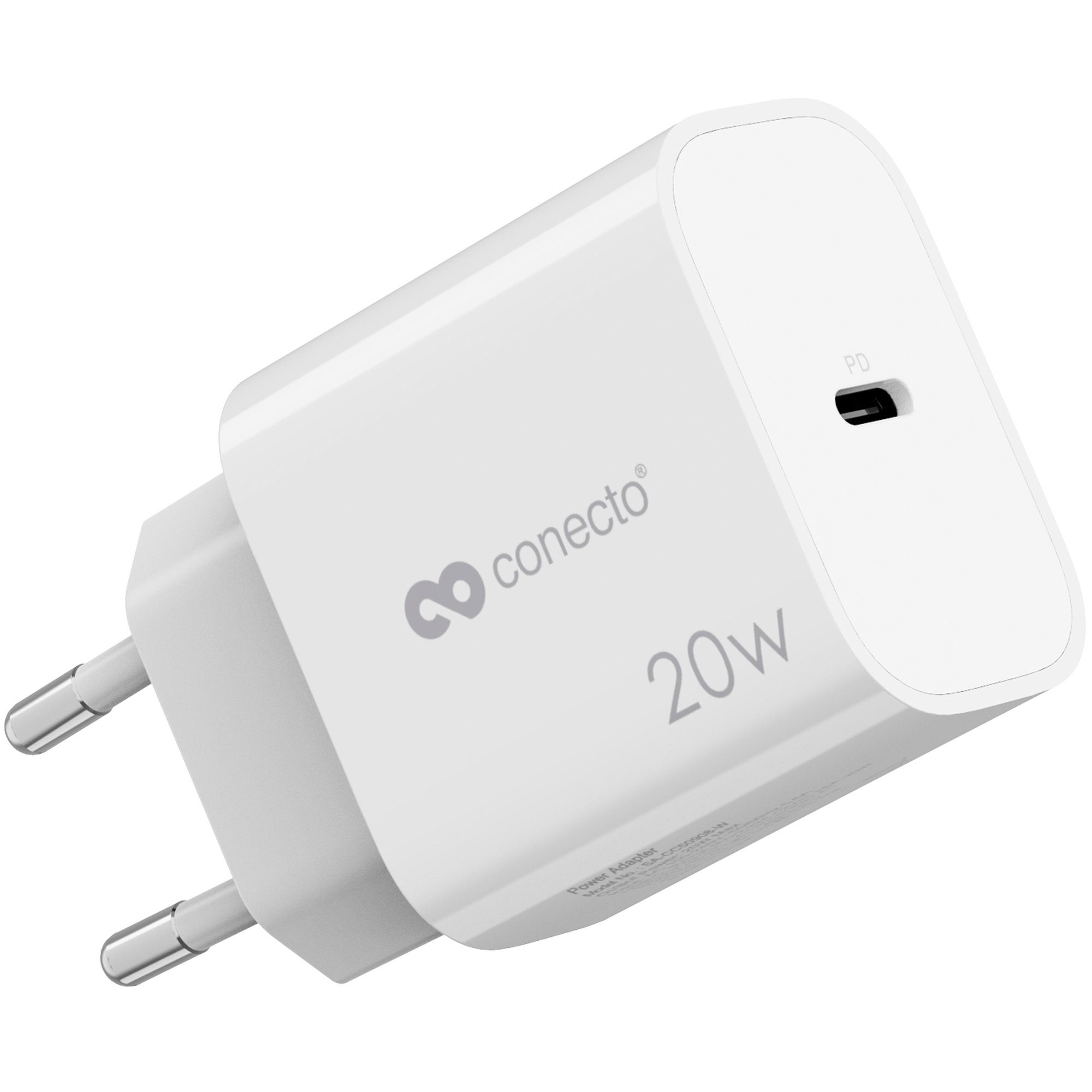 conecto USB-C Ladegerät, USB-Netzteil, GaN Schnellladegerät, Handy-Ladegerät USB-Ladegerät