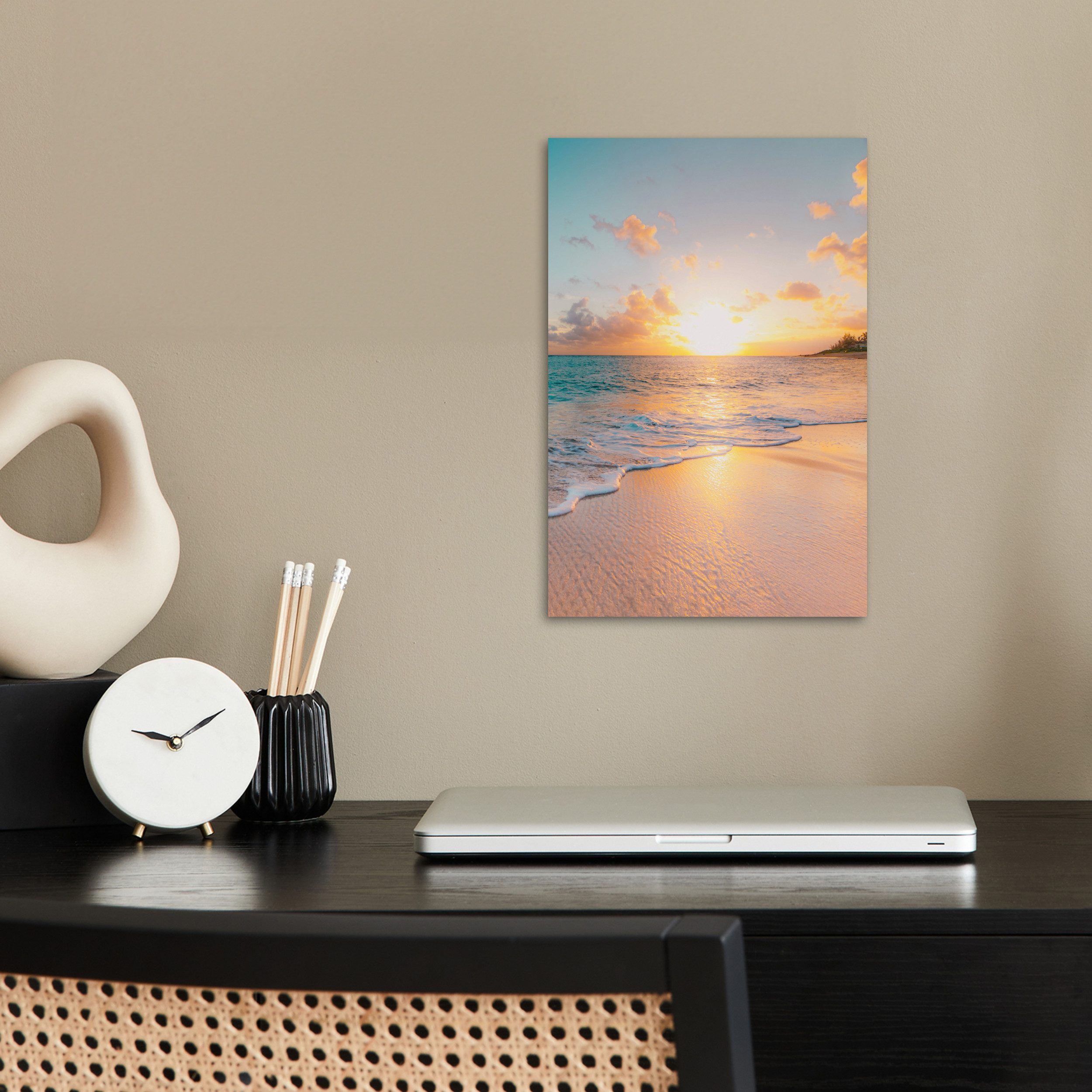 MuchoWow Poster Sonnenuntergang - Strand - günstig online kaufen