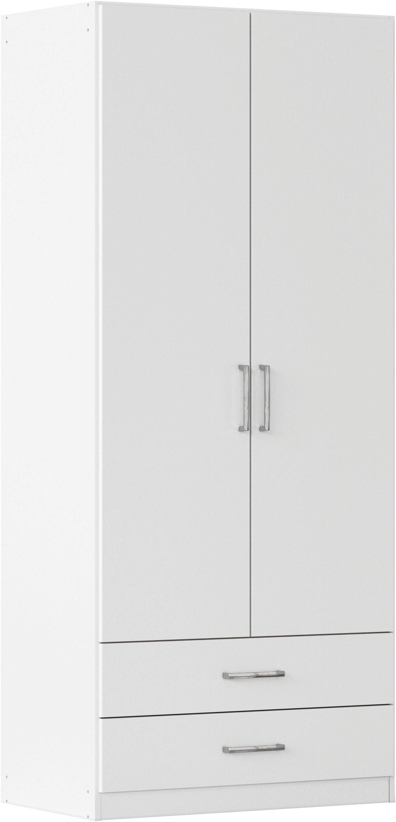 rauch Drehtürenschrank Kleiderschrank Garderobe GAMMA Breite 91 cm (in 3 Ausstattungen BASIC/CLASSIC/PREMIUM (inkl. SOFT-CLOSE-Funktion) mit Schubladen, verschi – Bild 2 von 5