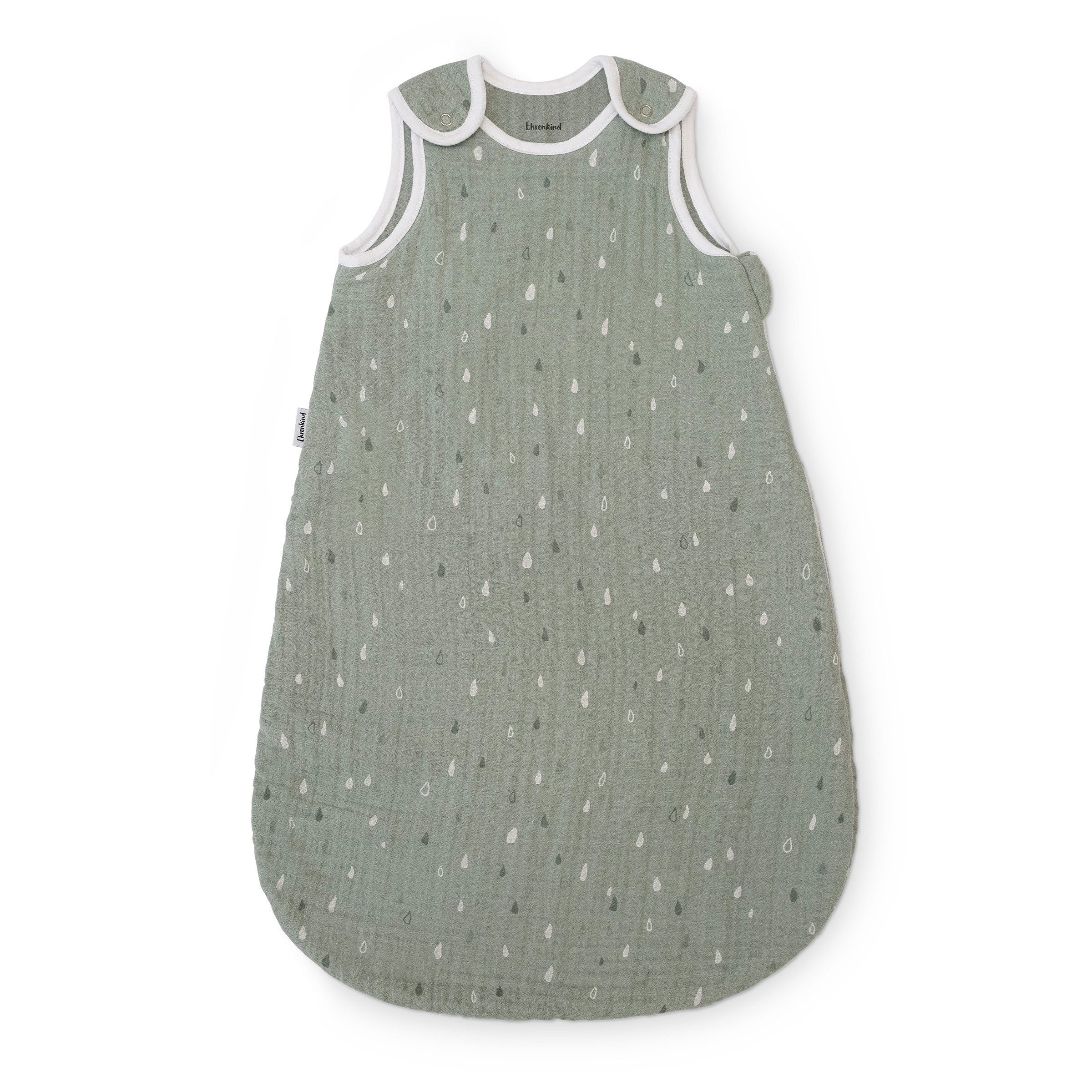Babyschlafsack Sommer 0.5 TOG, Rund aus Musselin
