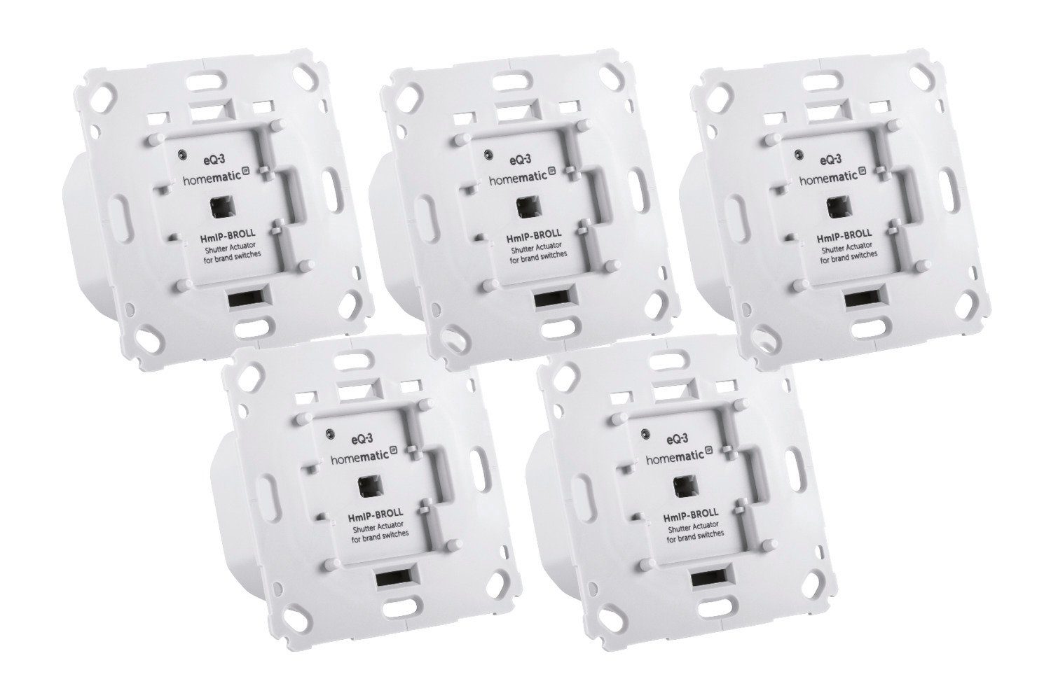 Rollladenaktor für Markenschalter 5er Set Smart-Home-Steuerelement