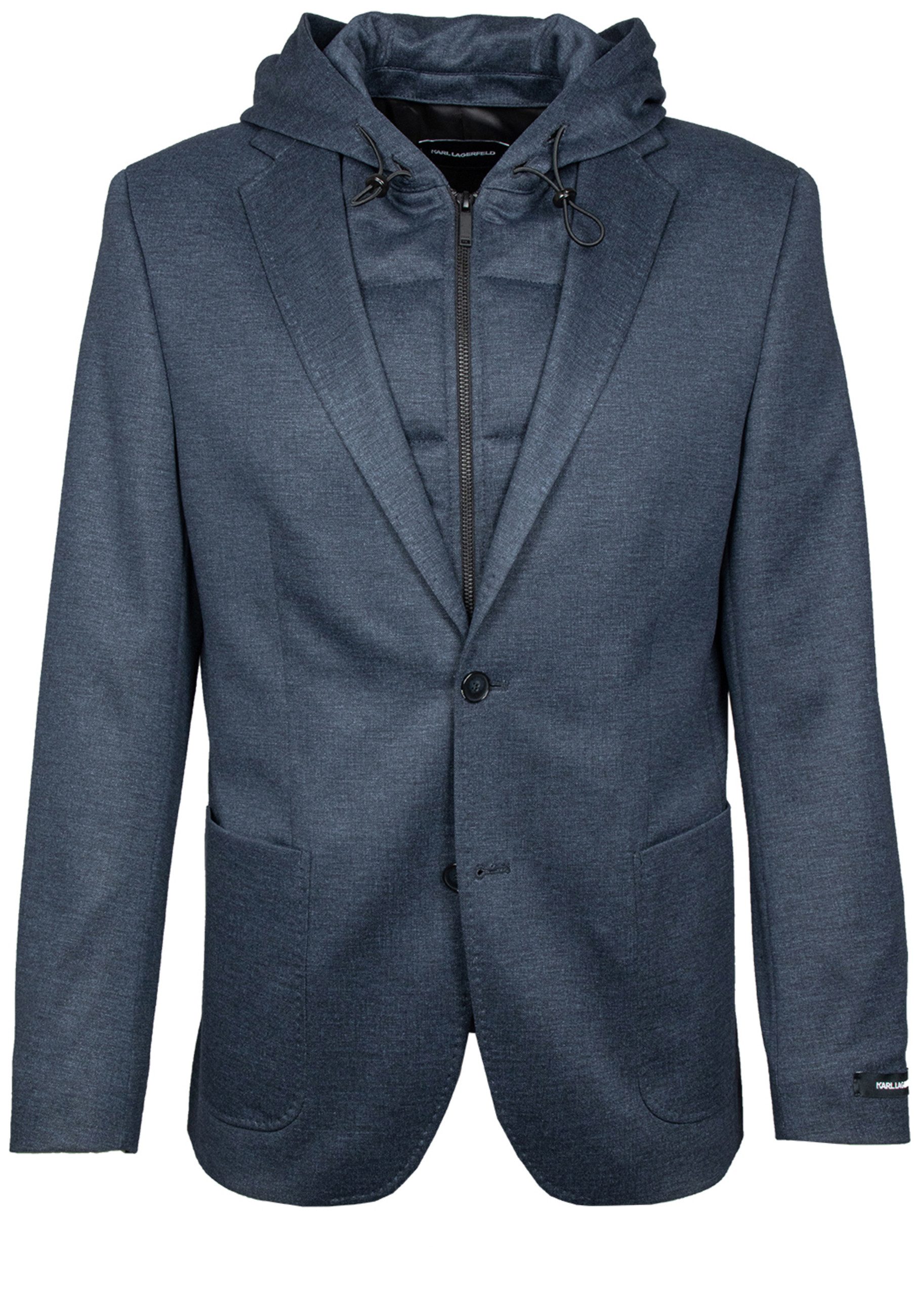 LAGERFELD Anzugsakko mit abnehmbarer Kapuze (1-tlg)