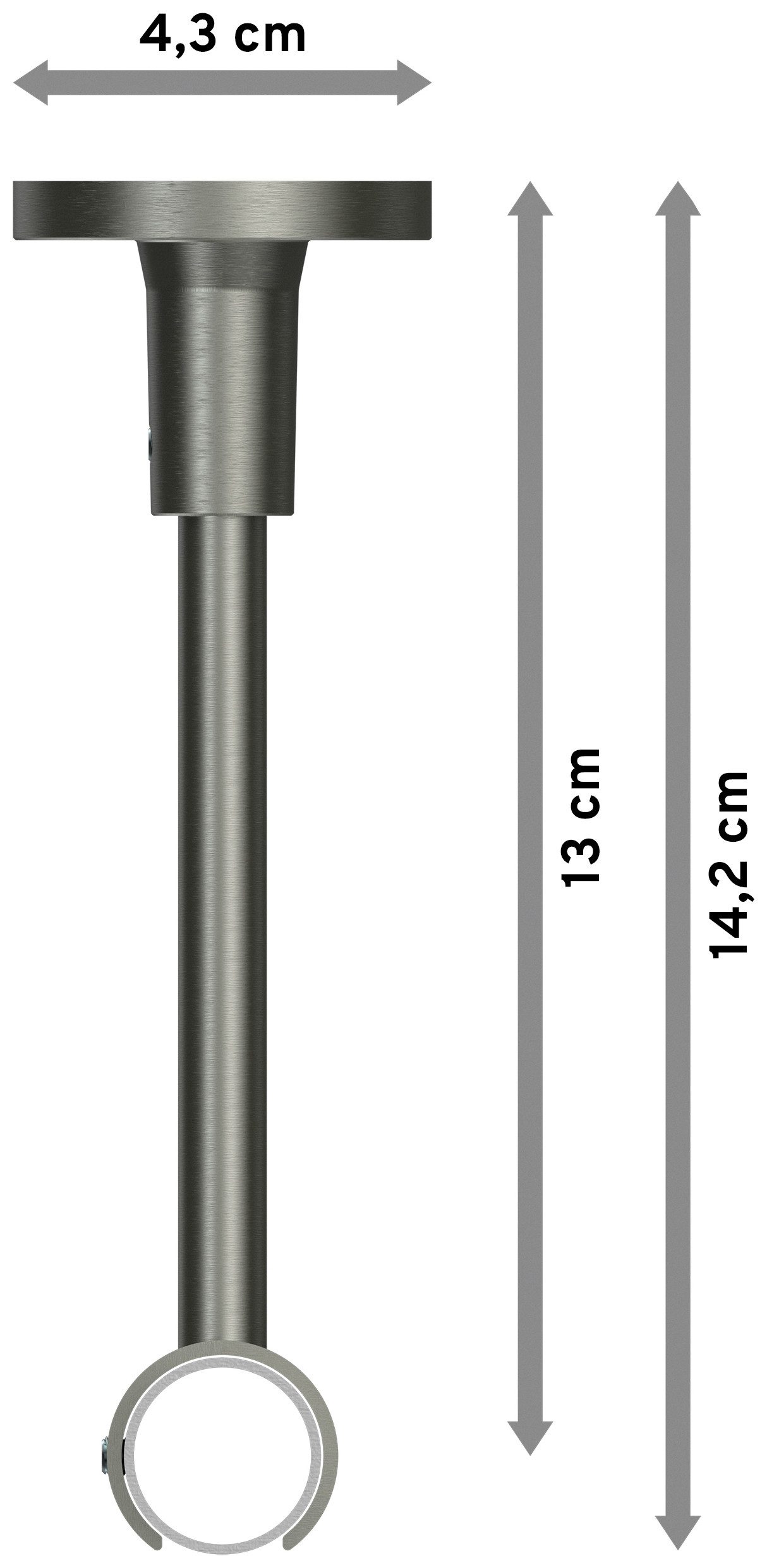 INTERDECO Gardinenstange Sonette Santo, Ø 20 mm, 1-läufig, Fixmaß, kürzbar, günstig online kaufen