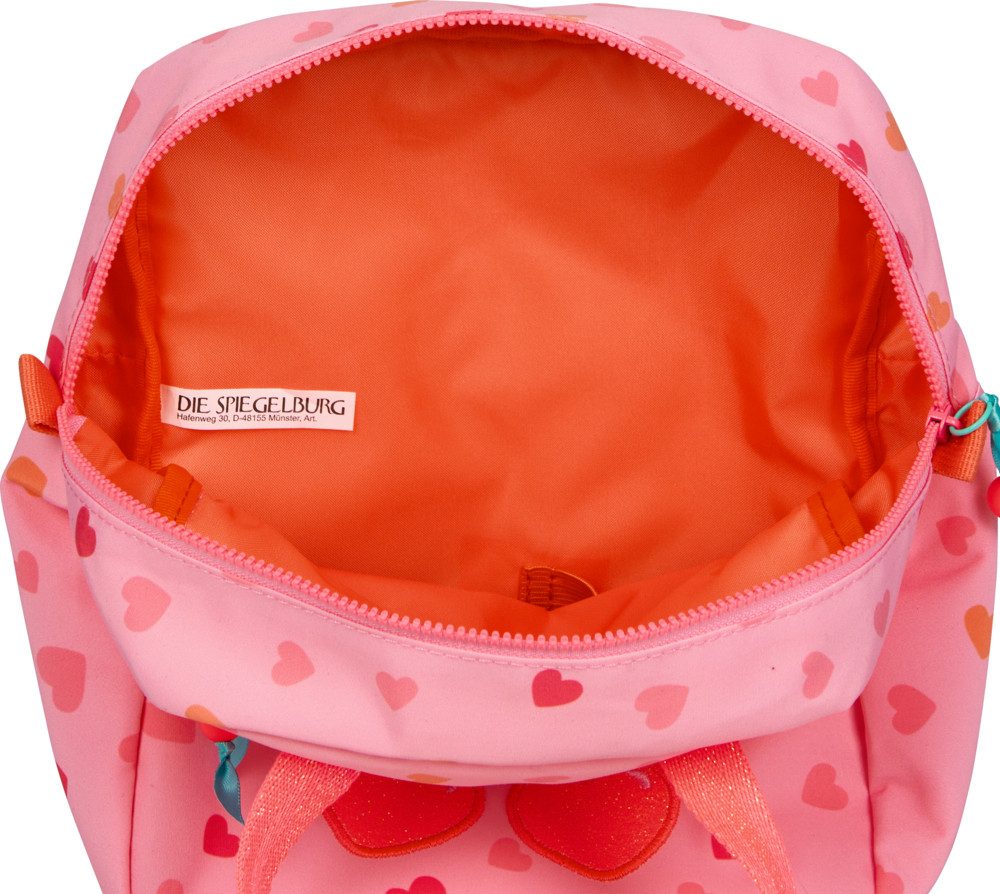 COPPENRATH DIE SPIEGELBURG Kinderrucksack Rucksack Kirsche - Prinzessin Lillifee, Kinderrucksack (1-tlg., Rucksack), Außen- und Innenmaterial recyceltes Polyester