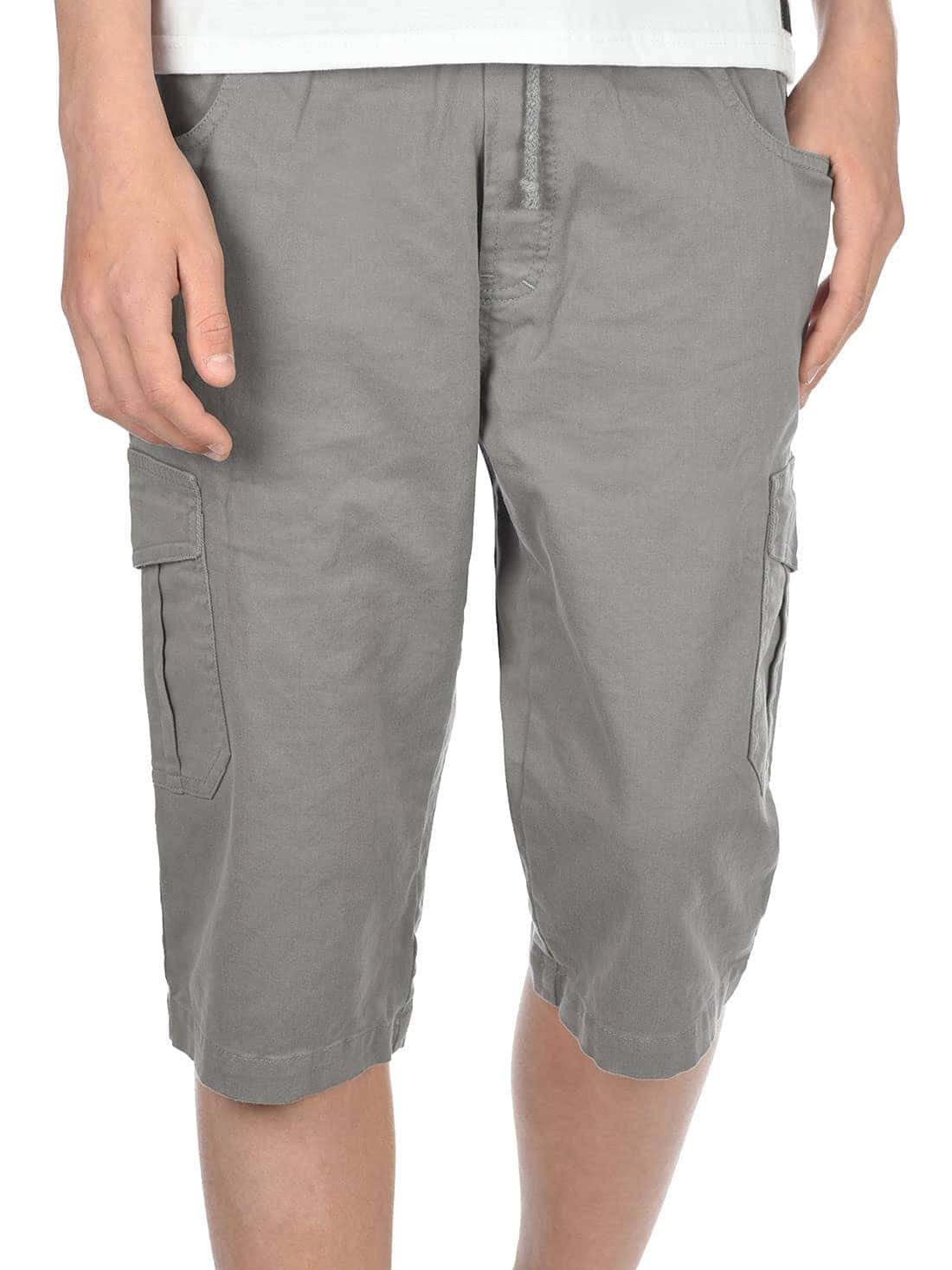 BEZLIT Bermudas Kinder Jungen Cargo (1-tlg) Grau elastischem Bund mit Shorts