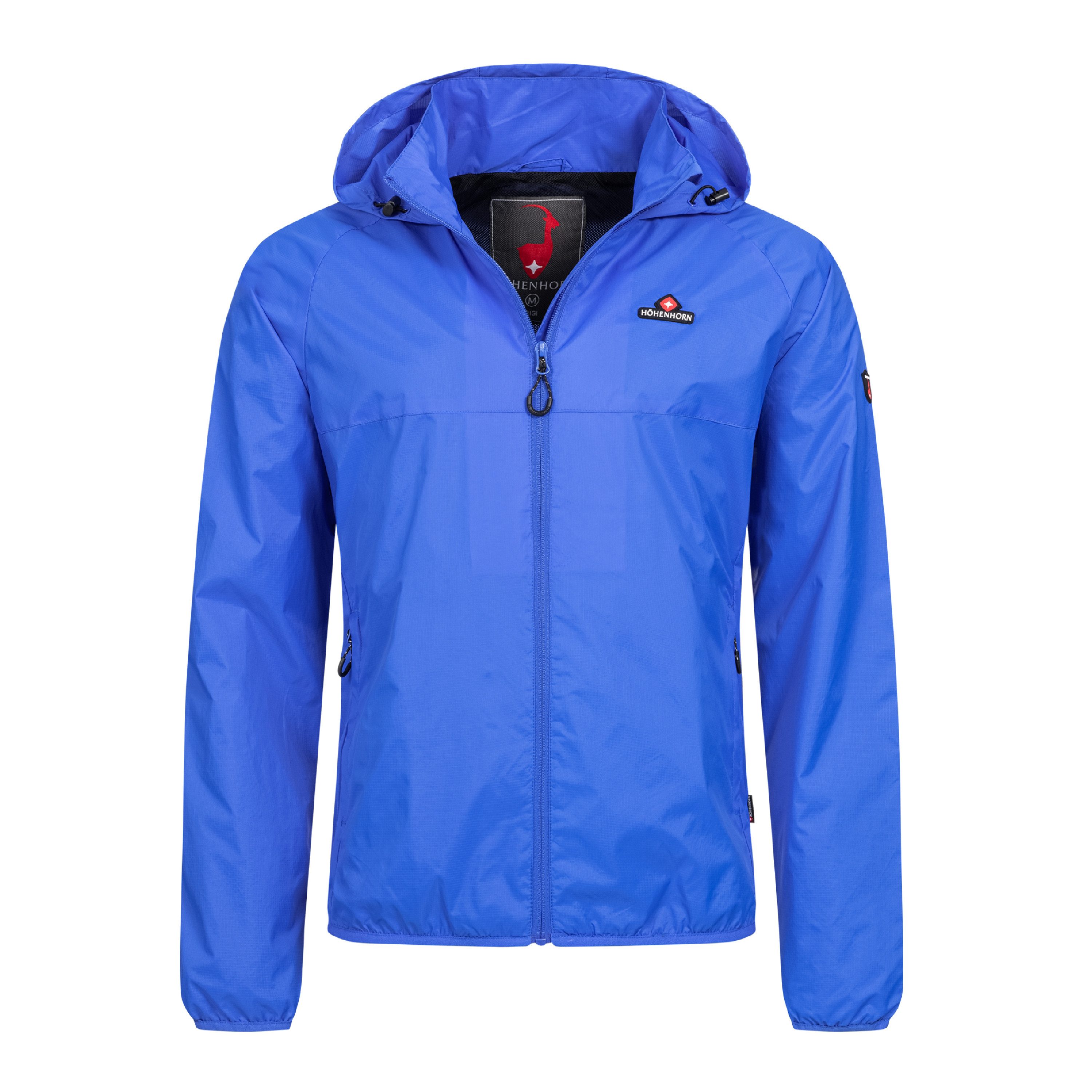 Höhenhorn Regenjacke Rigi Herren Regen Jacke für Männer Outdoor Freizeitjacke mit Kapuze leichtes Eigengewicht, Atmungsaktiv