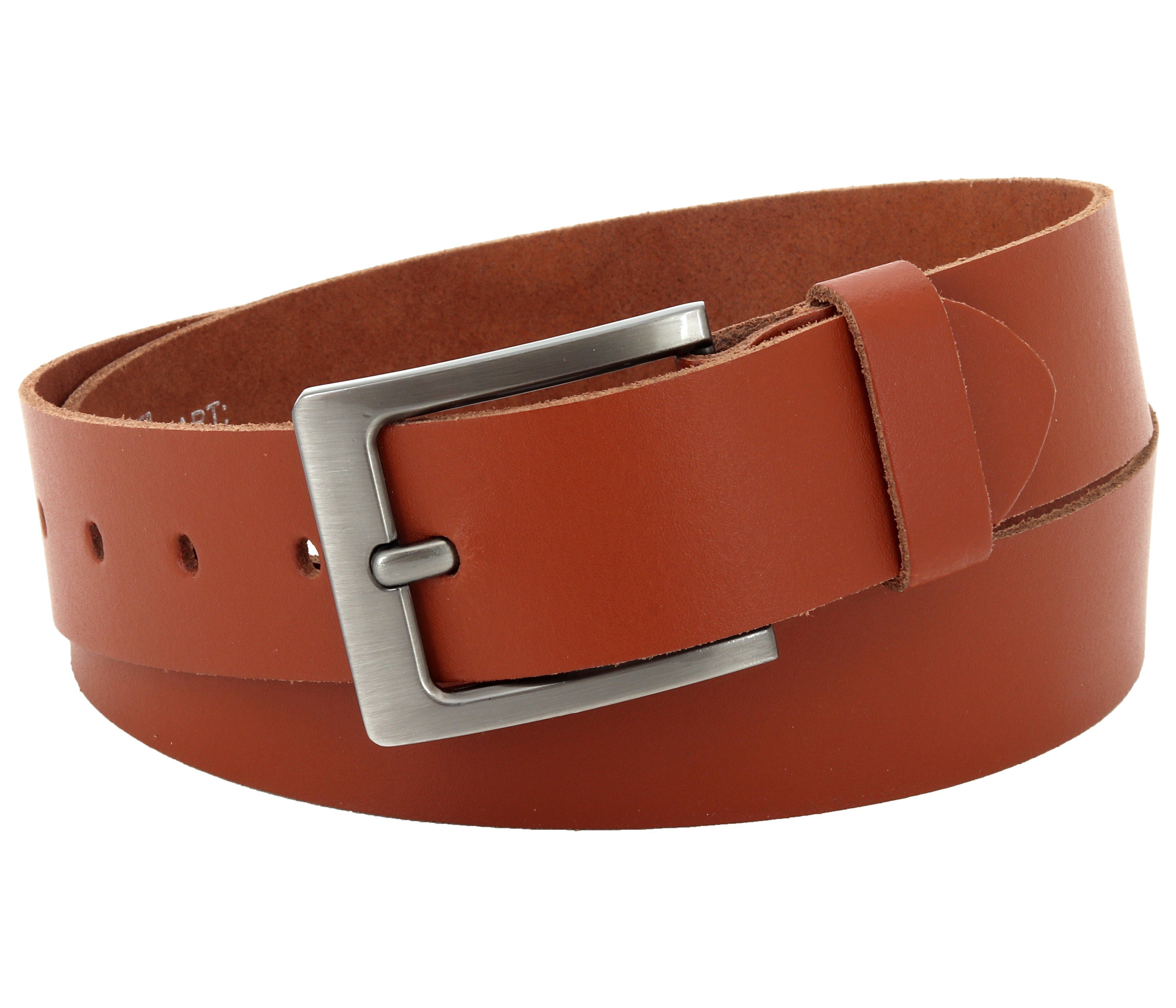 COLOGNEBELT Ledergürtel E1-SL Schlicht dennoch modern mit Dornschließe, MADE IN GERMANY mehr