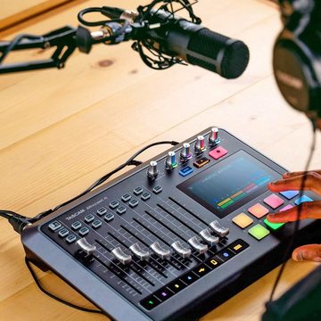 Tascam Mischpult Mixcast 4 Podcast-Station mit Speicherkarte