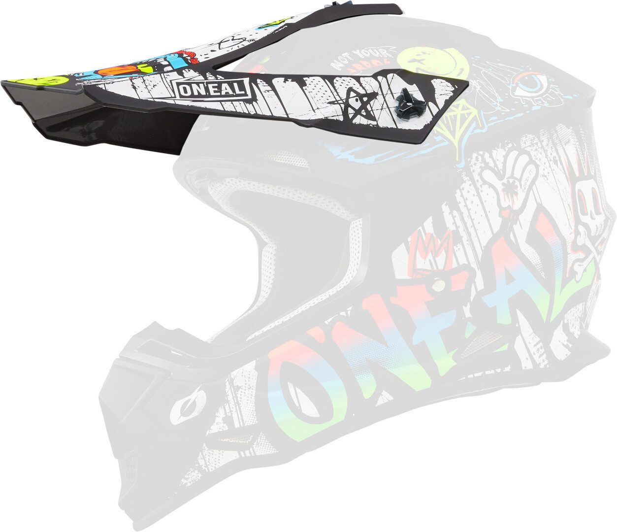 O’NEAL Motocrosshelm 2SRS Rancid bunter Motocross Helm, Absorbierend