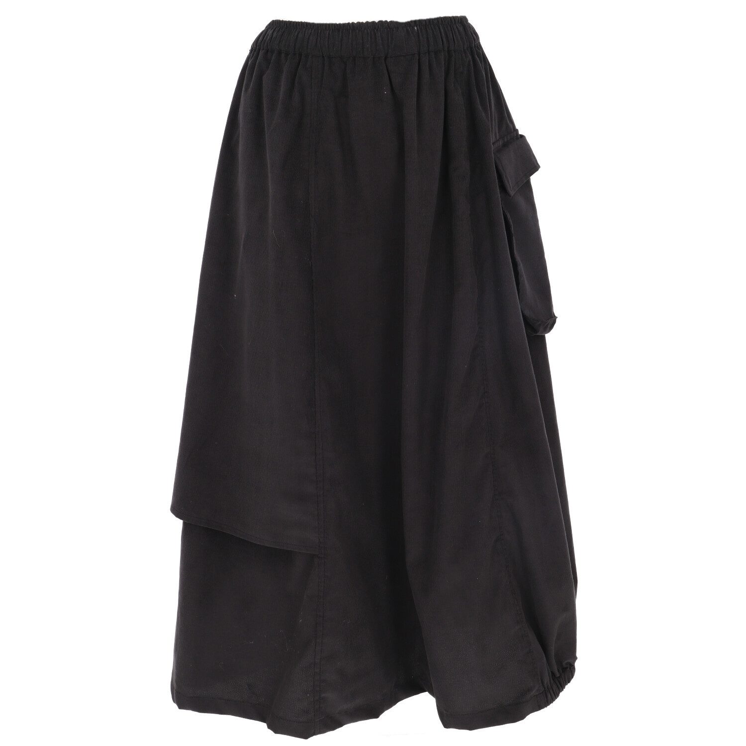Guru-Shop Minirock Maxirock, Cordrock, Ballonrock mit Tasche -..