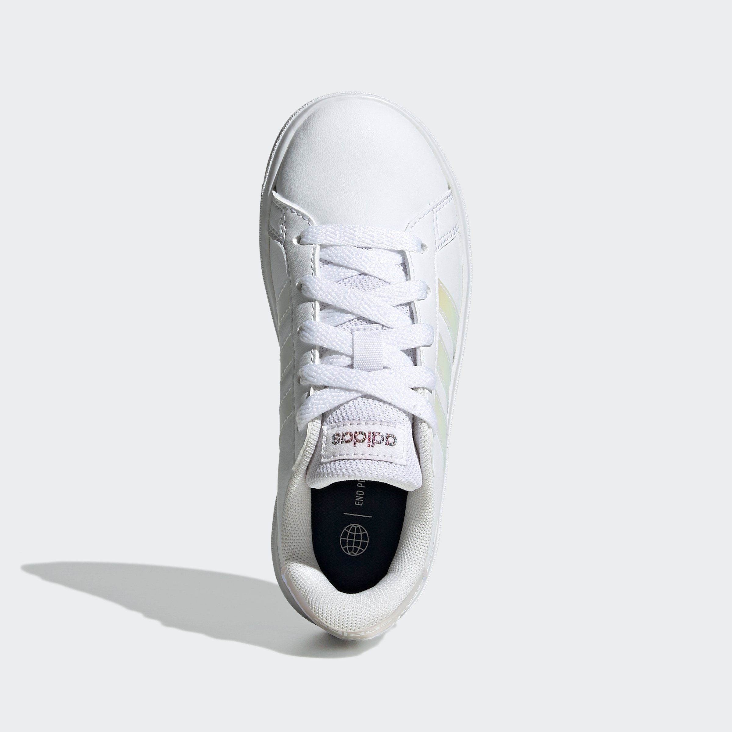 adidas Sportswear GRAND COURT LIFESTYLE LACE Sneaker Design auf den Spuren des adidas Superstar, für Kinder. Reduzierter Preis € 27,99. Unverbindliche Preisempfehlung € 40,00