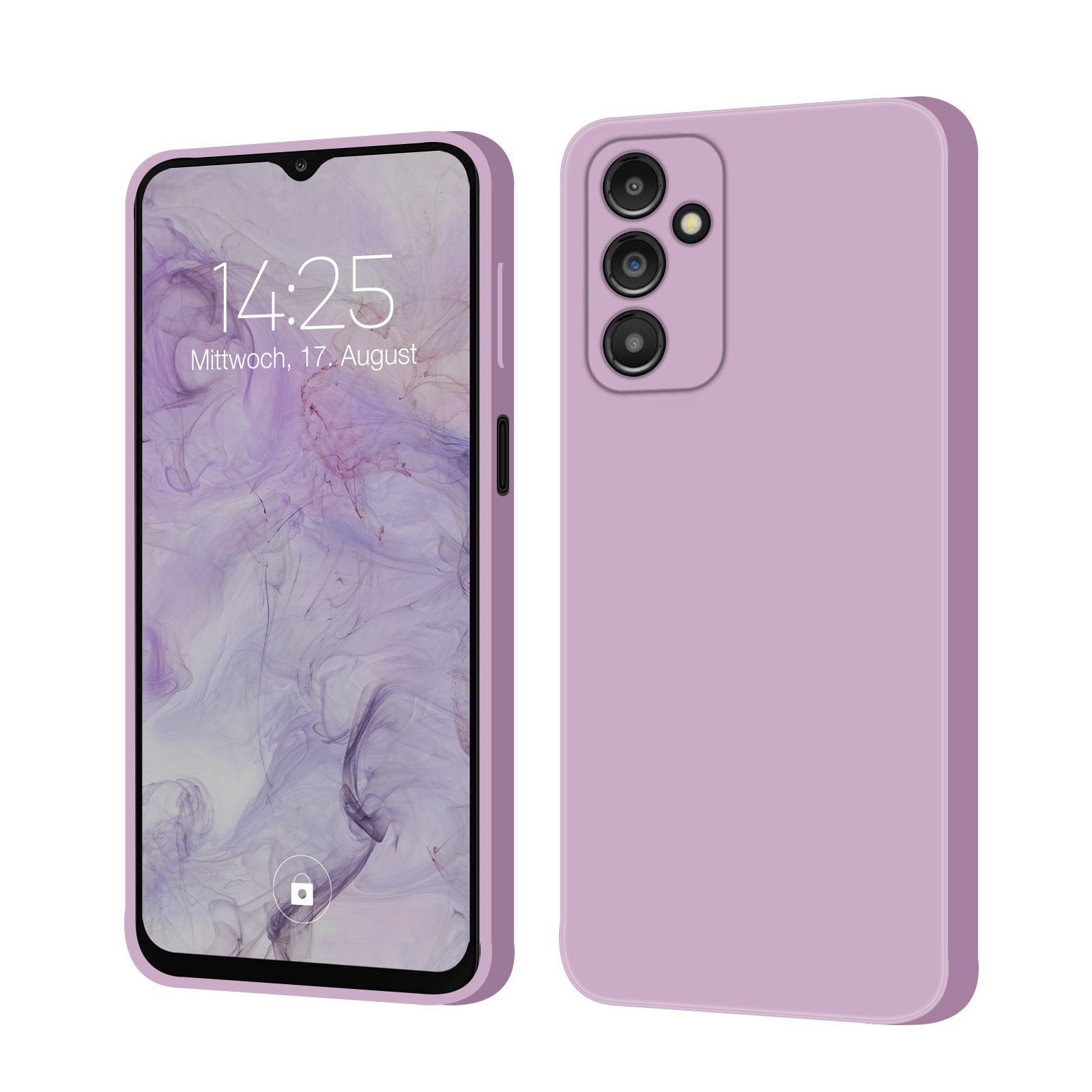 Tec-Expert Handyhülle SoftGrip Cover Hülle für Samsung Galaxy A14 5G, Handy Case Bumper integrierter Kameraschutz flexibel