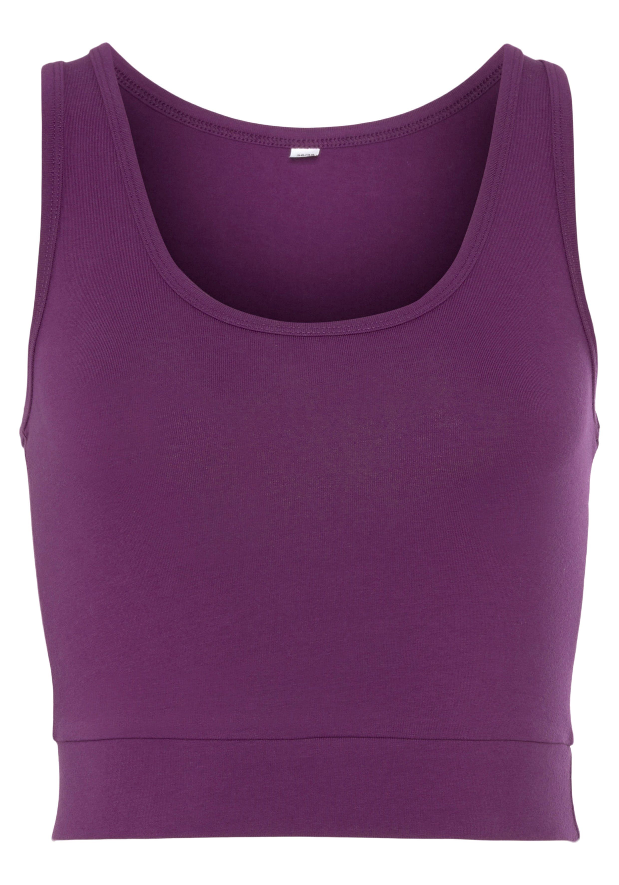 LASCANA ACTIVE Sporttop Crop-Top mit breiten Trägern günstig online kaufen