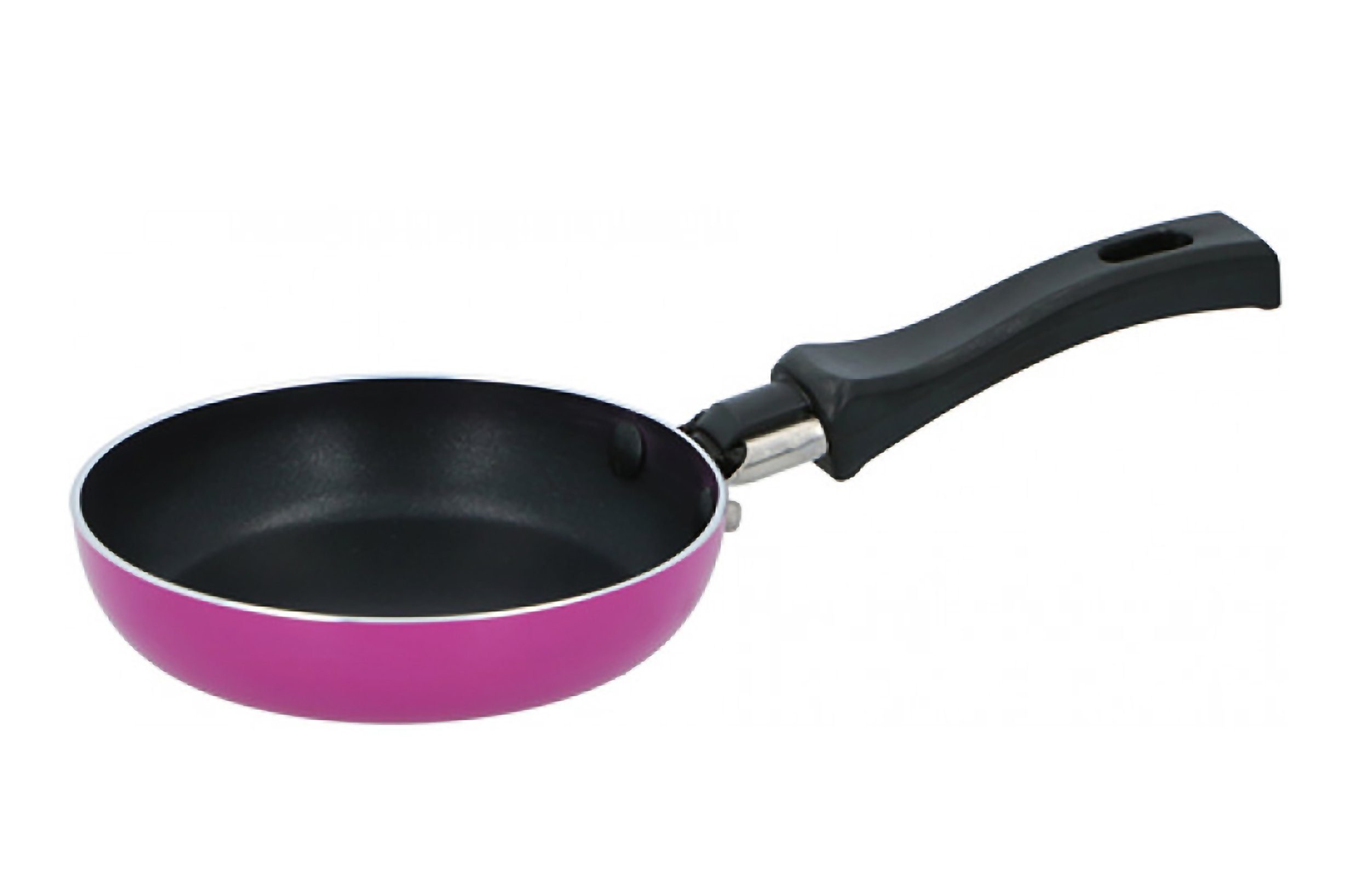 EDCO Bratpfanne MINI BRATPFANNE Ø12cm Antihaft Aluminium 4 (Lila), Eierpfanne Butterpfännchen Spiegelei Pfanne