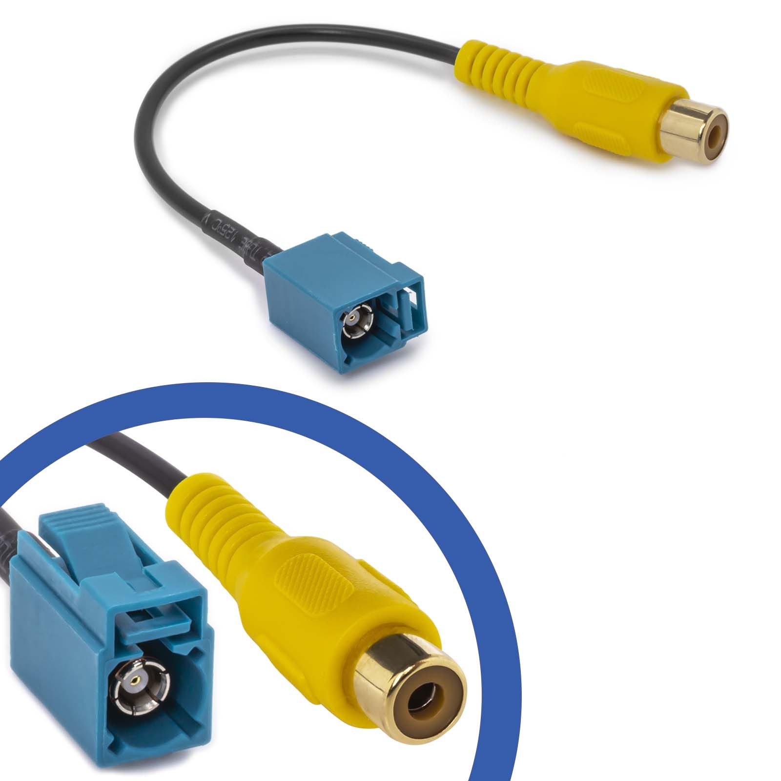 Video Adapter Fakra Cinch Kabel passend für Mercedes Comand NTB 1 2 KFZ-Adapter