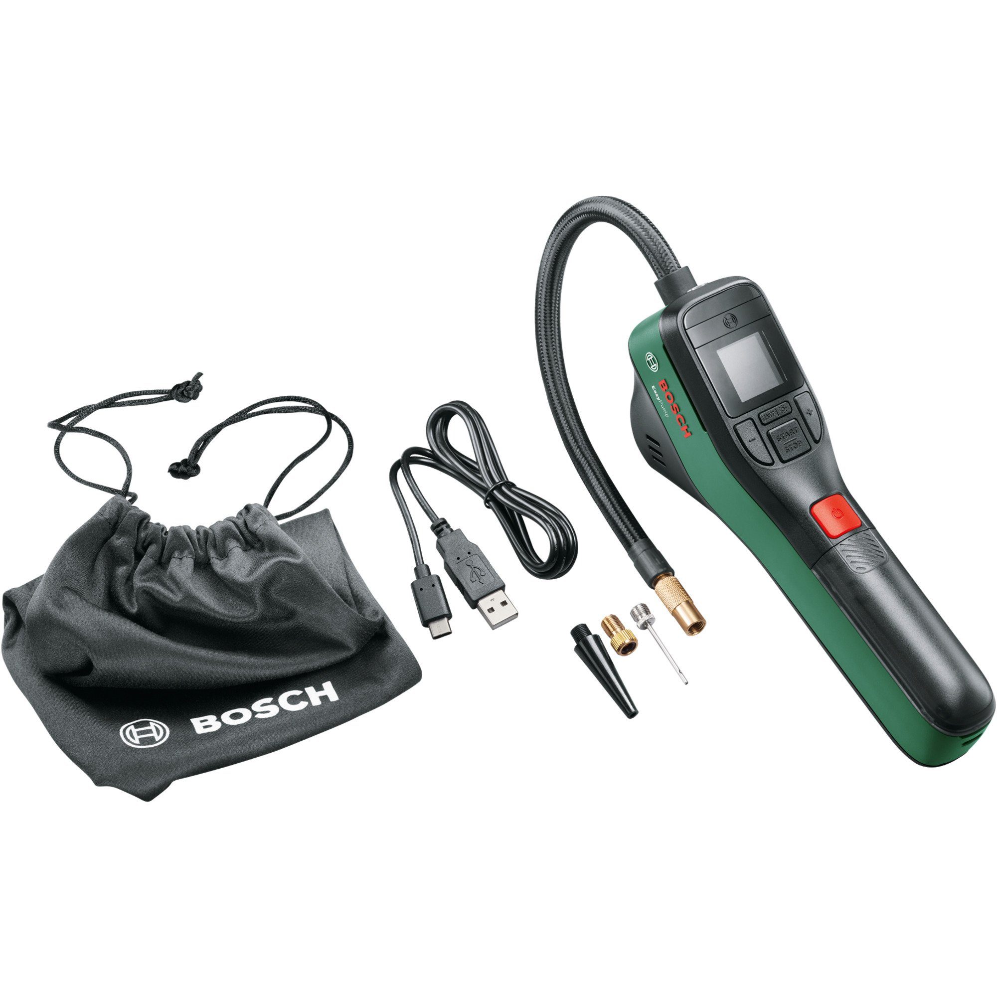 Bosch Professional Fahrradpumpe Bosch Heimwerken & Garten Luftpumpe EasyPump