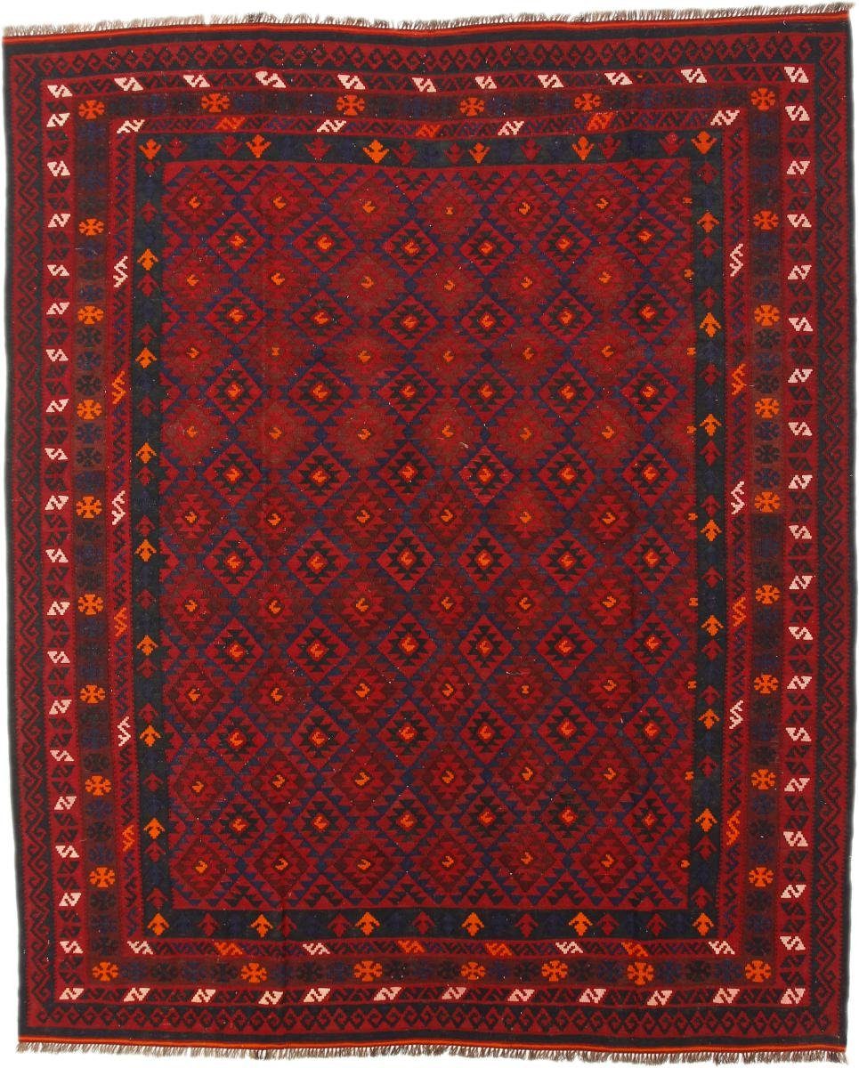 Orientteppich Kelim Afghan Antik 265x314 Handgewebter Orientteppich, Nain Trading, rechteckig, Höhe: 3 mm
