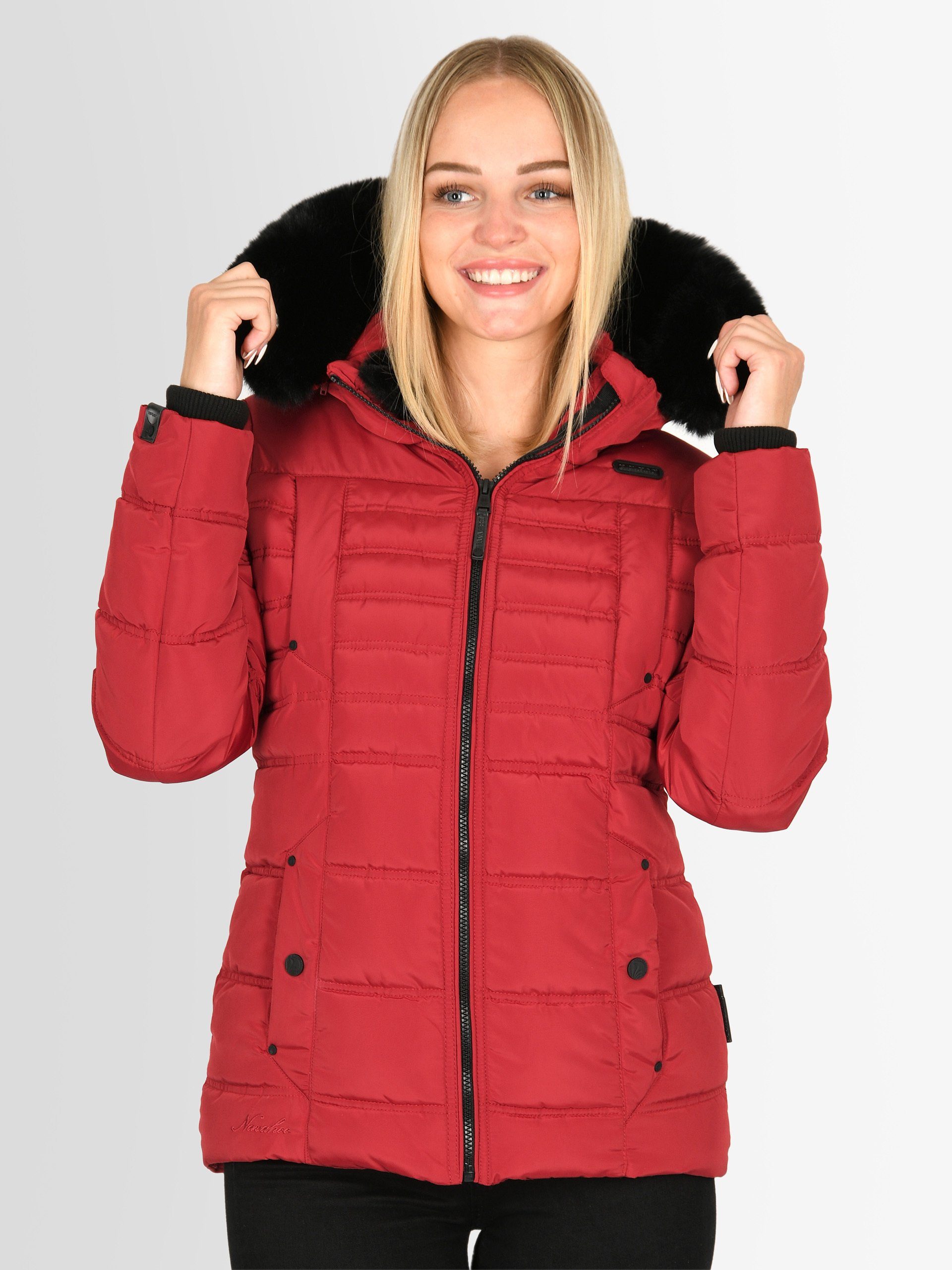 Navahoo Winterjacke Lissandra mit hochwertigem Steppdesign