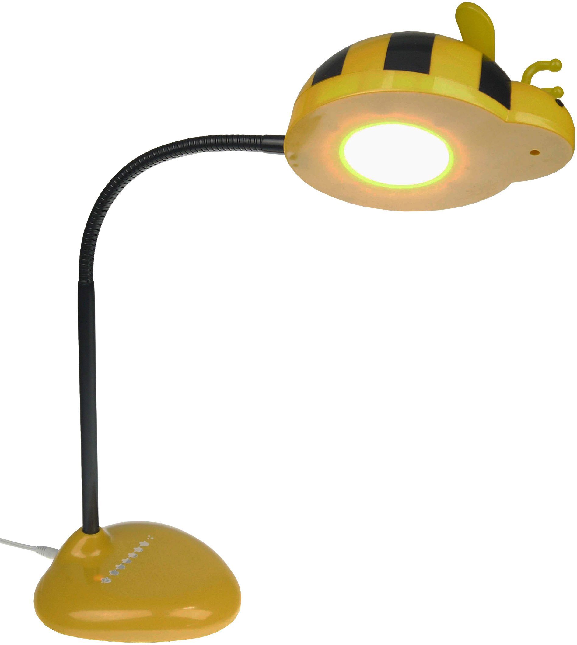 niermann LED Tischleuchte Starbee, Kinderlampe, Kinderzimmer, LED fest integriert, Projektionsleuchte Starbee, Made in Germany
