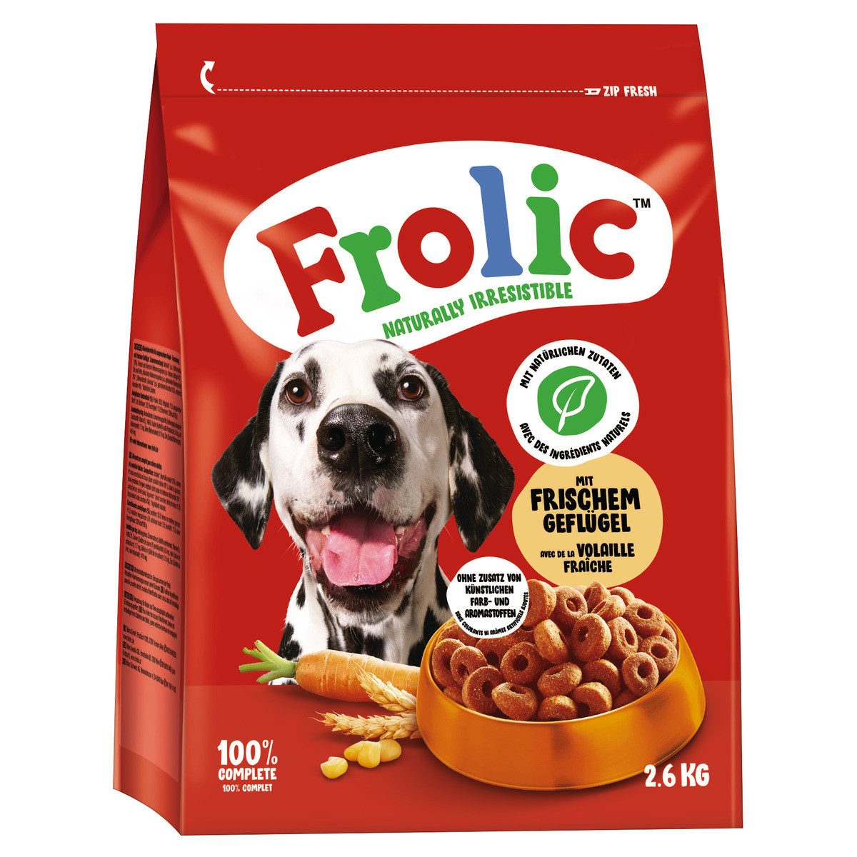 Frolic Geflügel 2,6 kg, Trockenfutter für: Hund