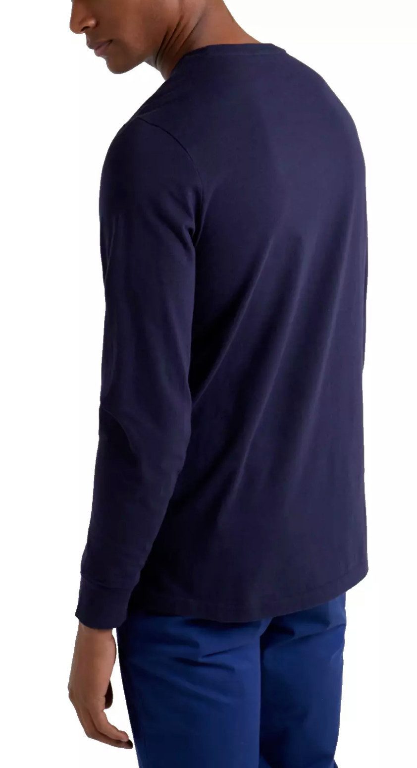 Polo Ralph Lauren Langarmshirt Herren Longsleeve Custom Slim Fit Gerippten Bündchen, vereint Komfort und Stil