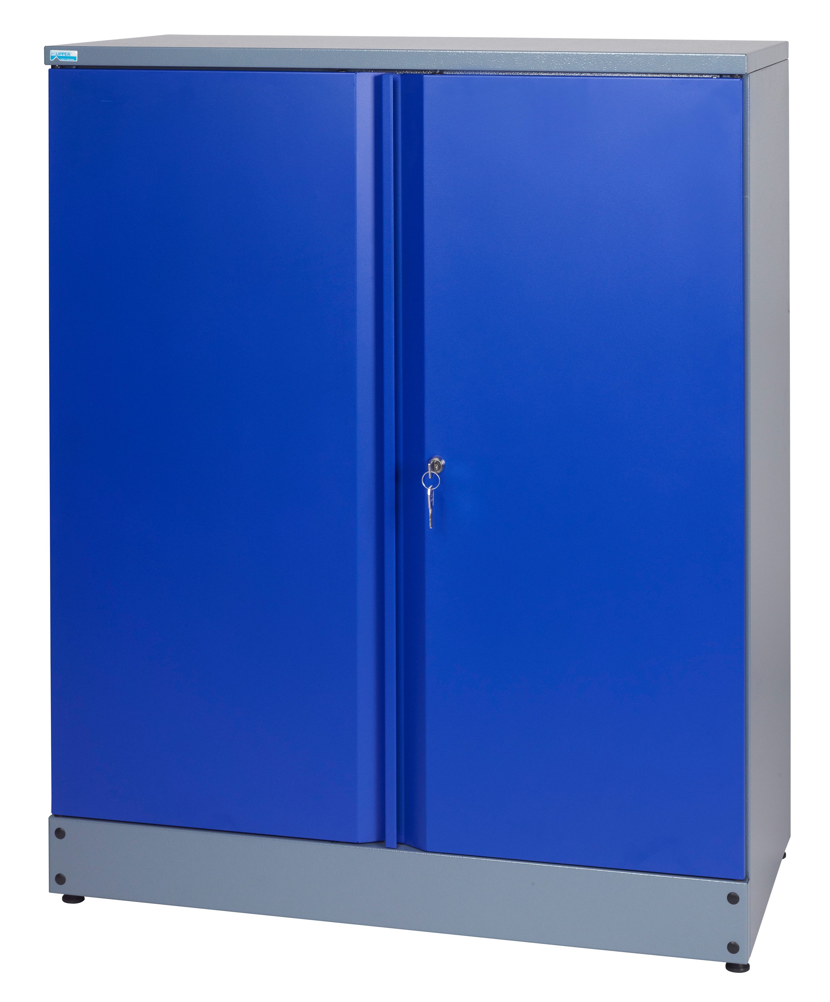 KÜPPER Hochschrank 71697, 91x110x45 cm, 2-türig, inkl. 3 Fachböden, ultramarinblau