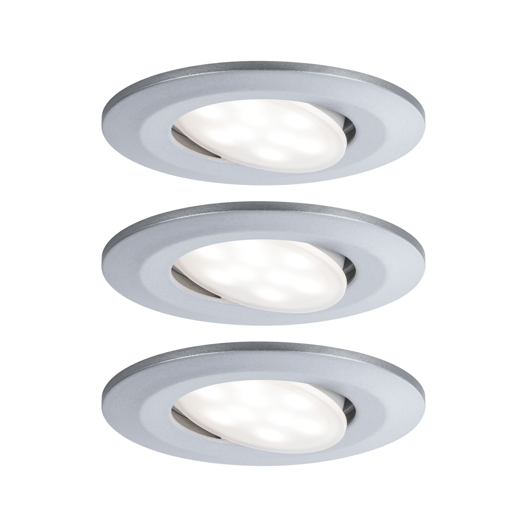 Paulmann LED Einbaustrahler 99933, im Lieferumfang enthalten, Kunststoff